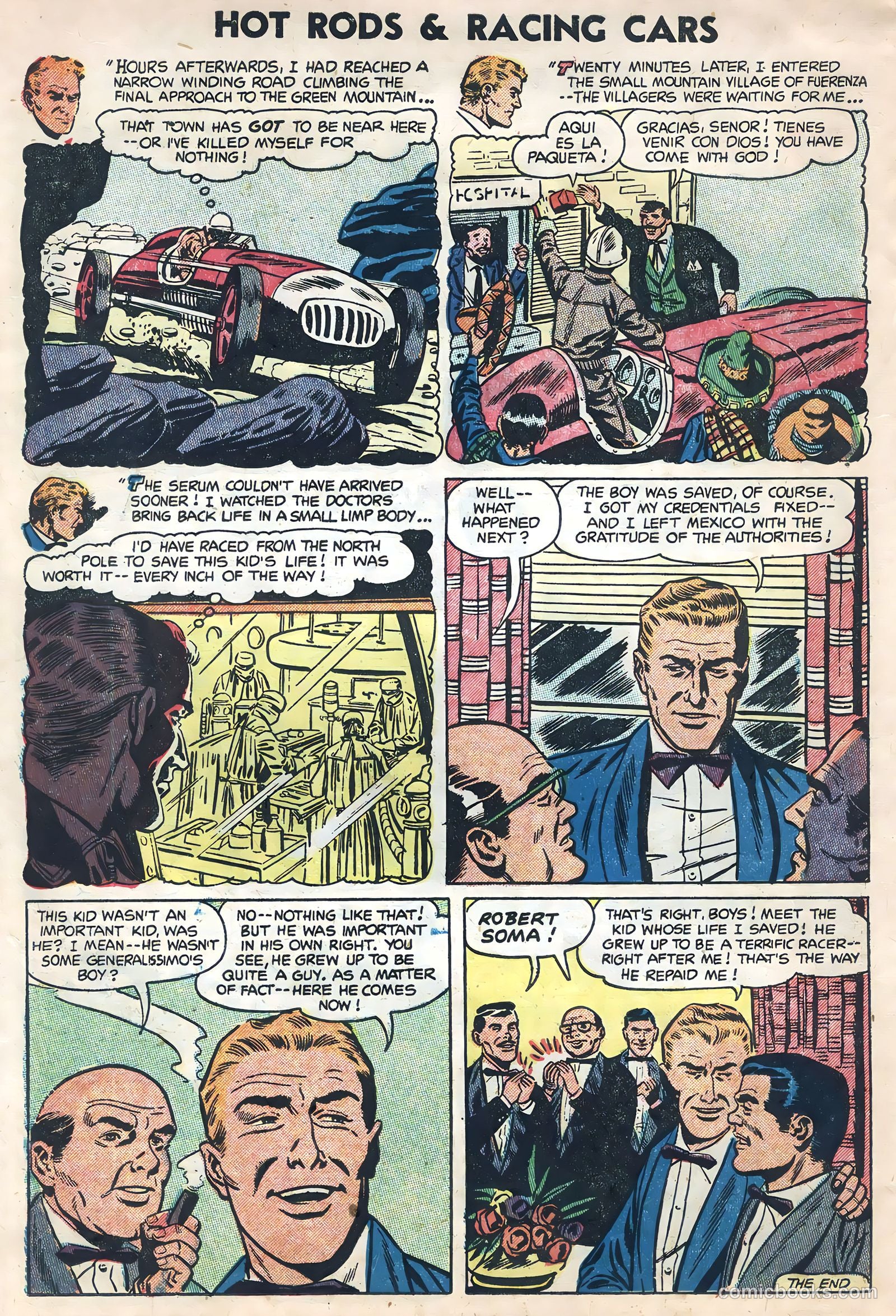 Hot Rods and Racing Cars #18 (1954) — page 14 of 35