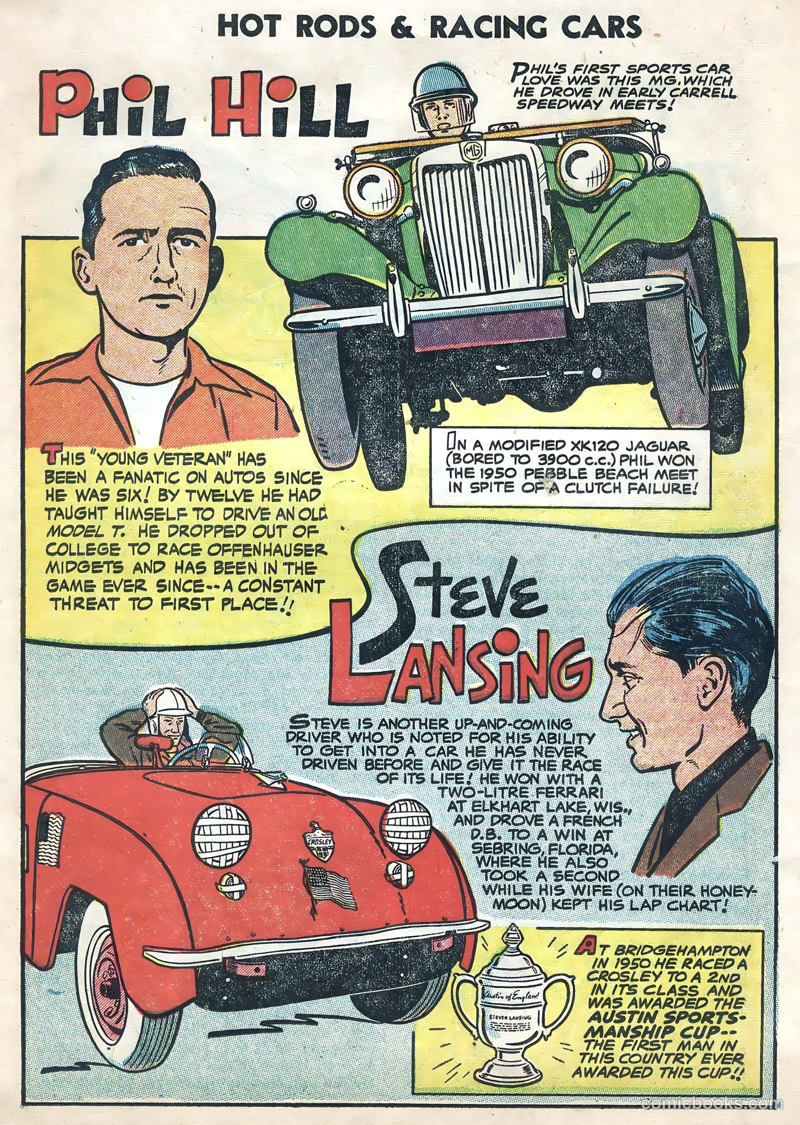 Hot Rods and Racing Cars #18 (1954) — page 15 of 35