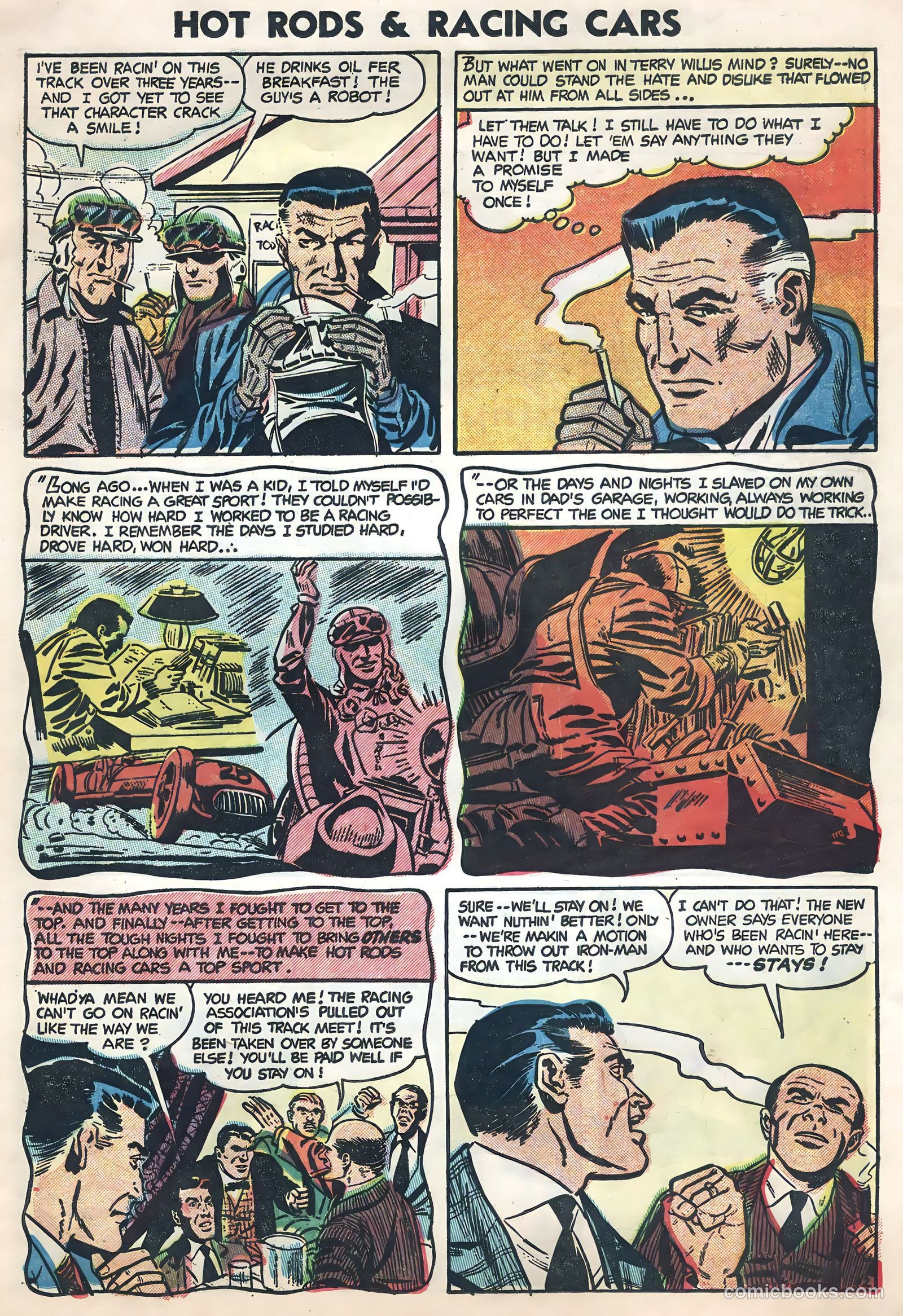 Hot Rods and Racing Cars #18 (1954) — page 20 of 35