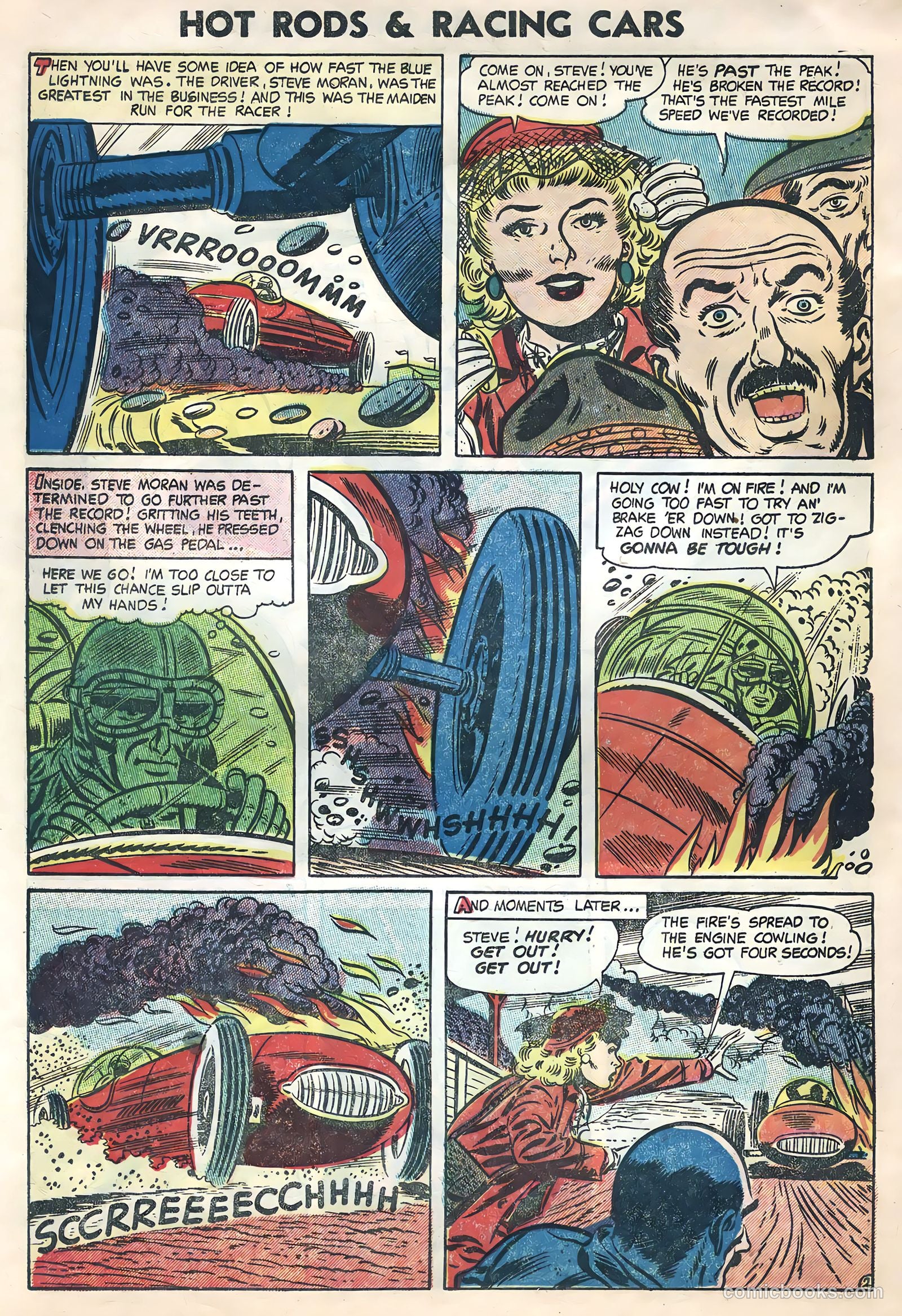 Hot Rods and Racing Cars #18 (1954) — page 23 of 35
