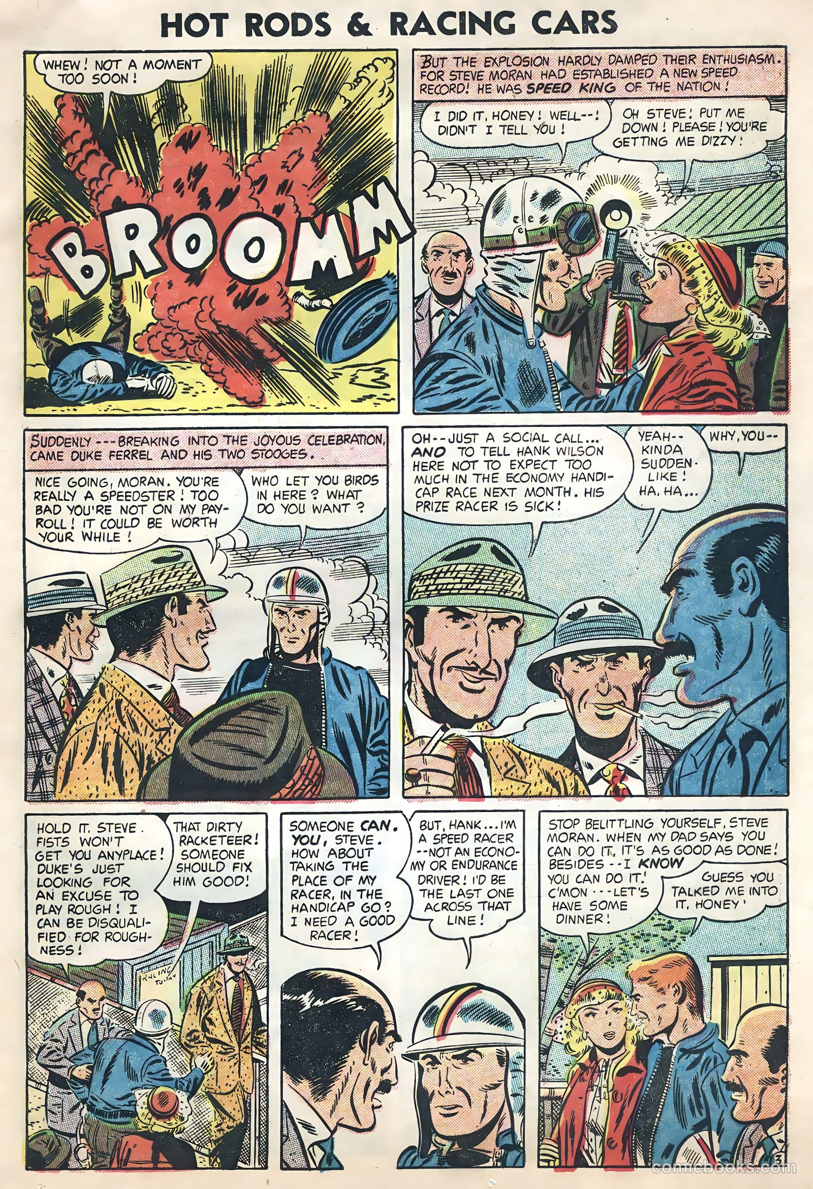 Hot Rods and Racing Cars #18 (1954) — page 24 of 35