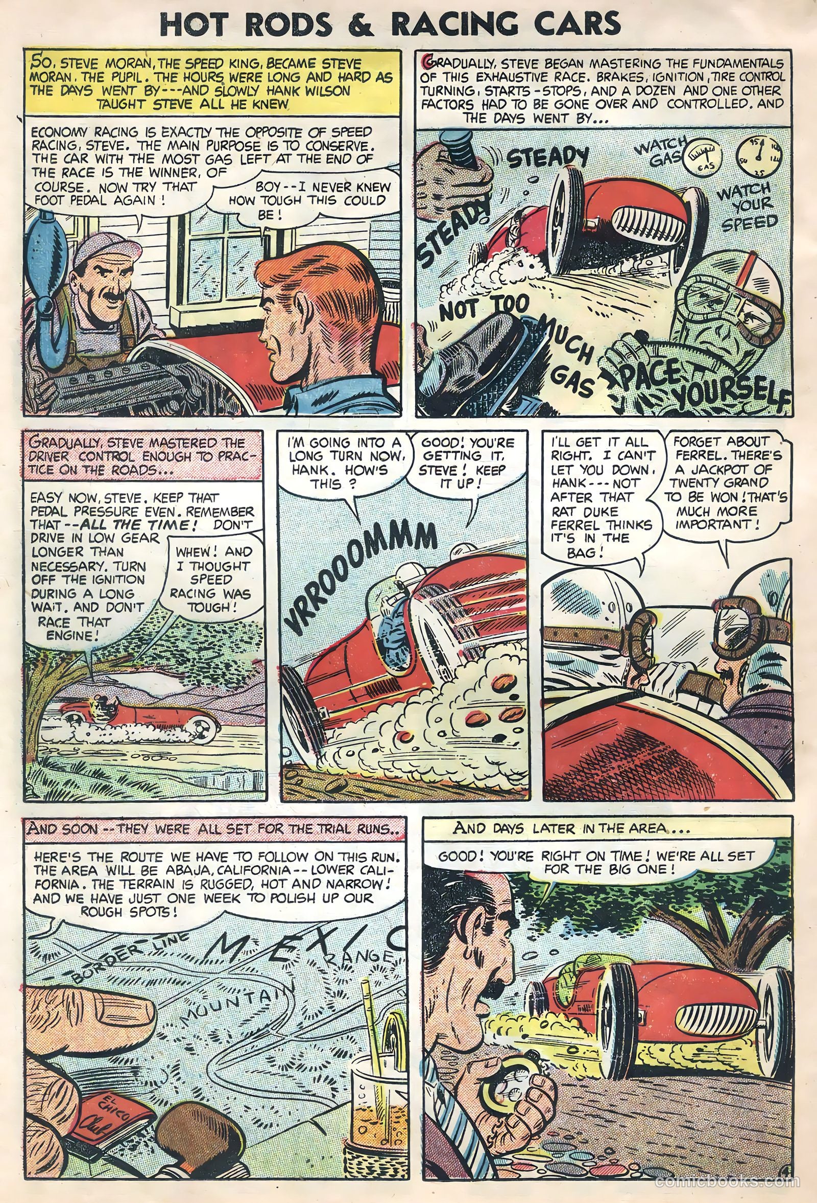 Hot Rods and Racing Cars #18 (1954) — page 25 of 35