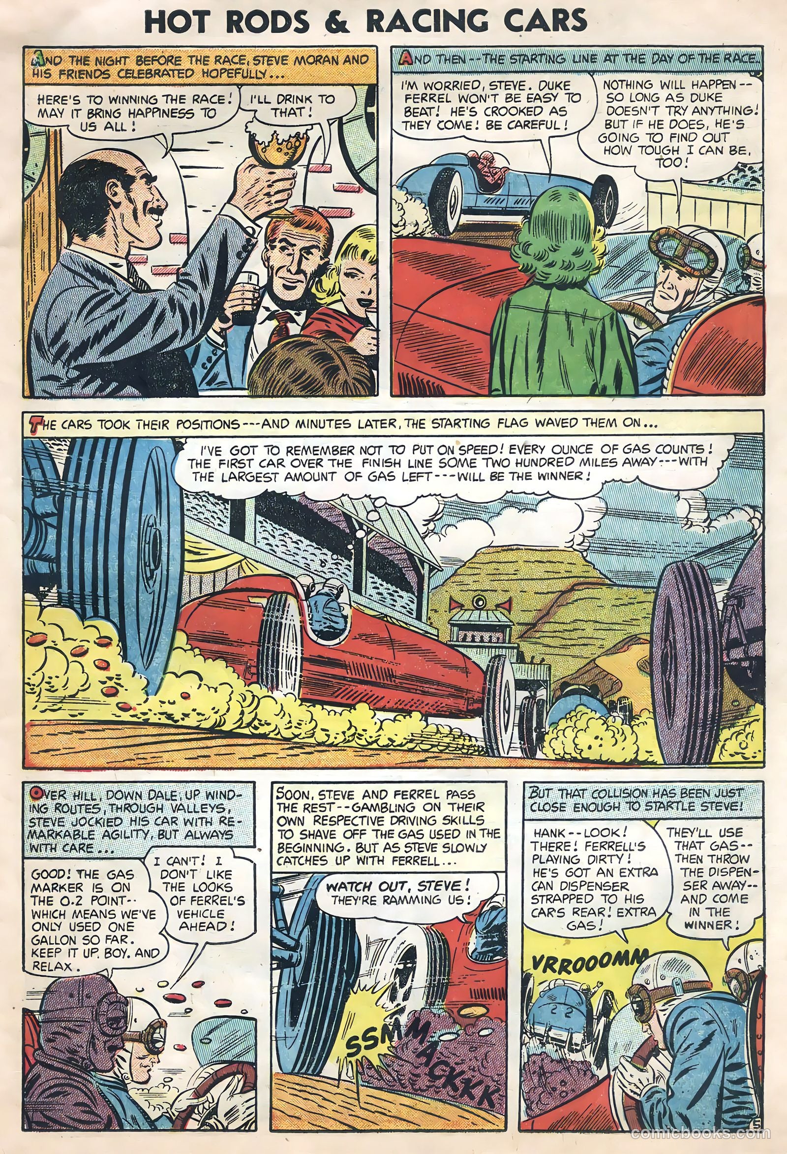 Hot Rods and Racing Cars #18 (1954) — page 26 of 35