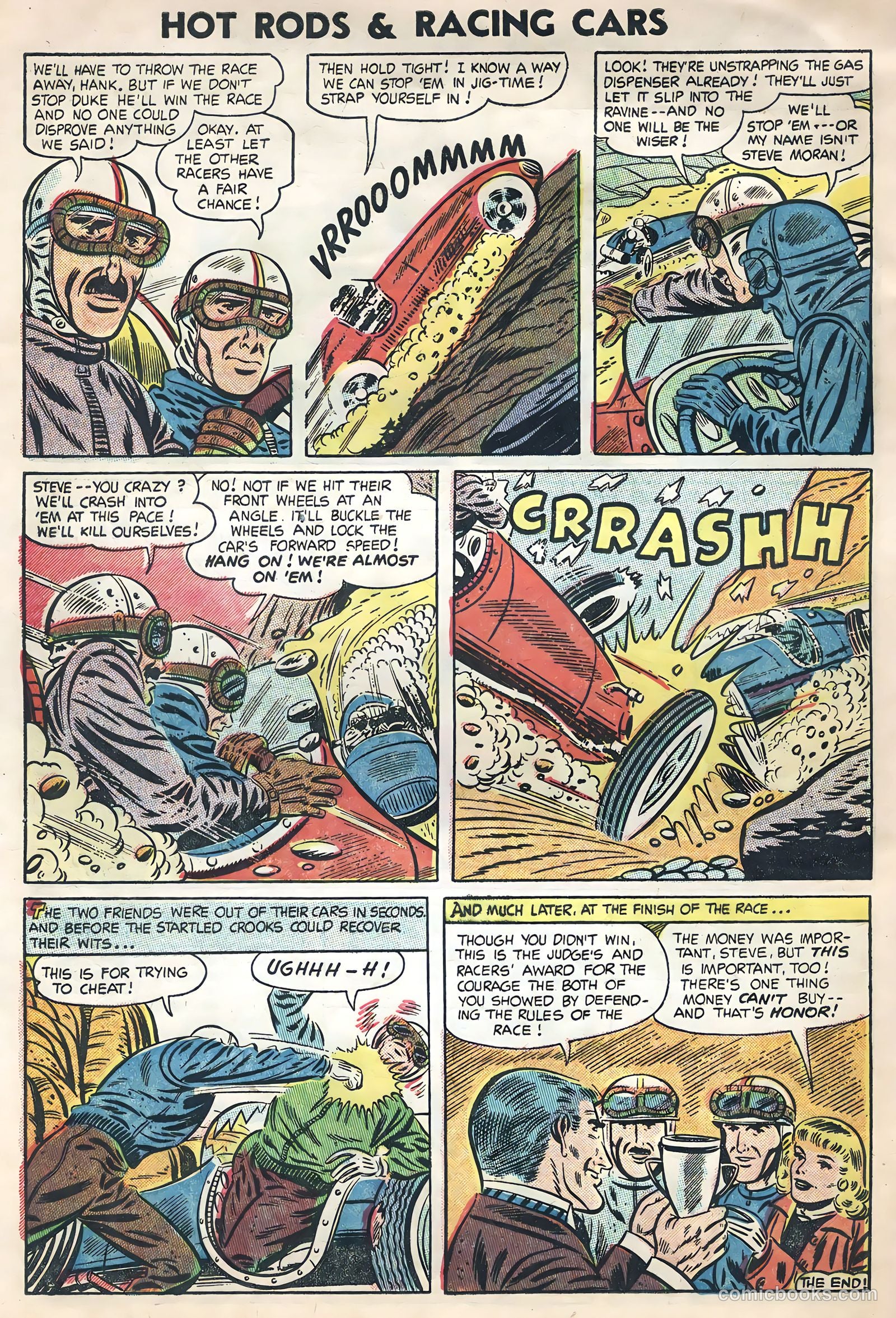 Hot Rods and Racing Cars #18 (1954) — page 27 of 35