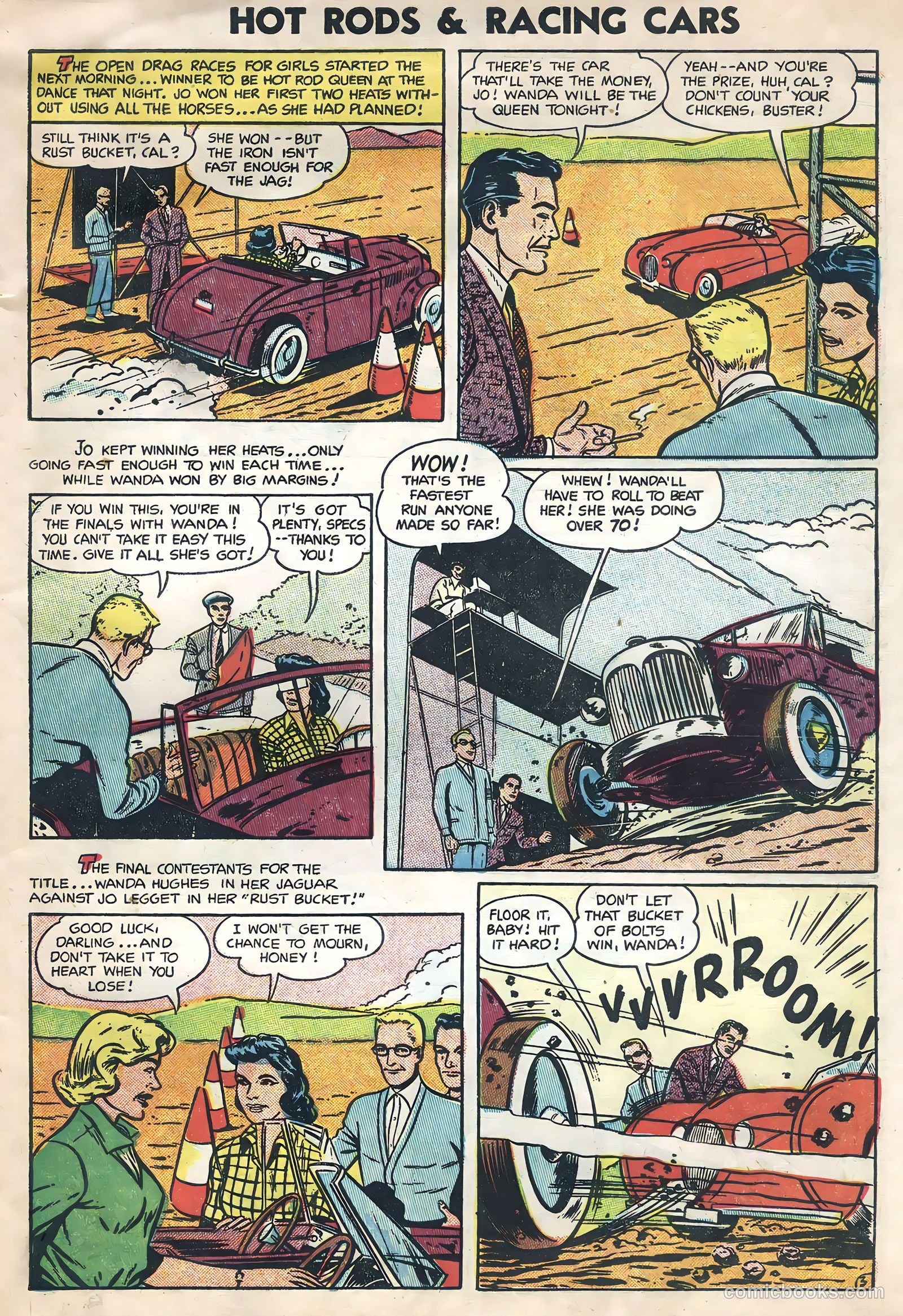 Hot Rods and Racing Cars #18 (1954) — page 30 of 35