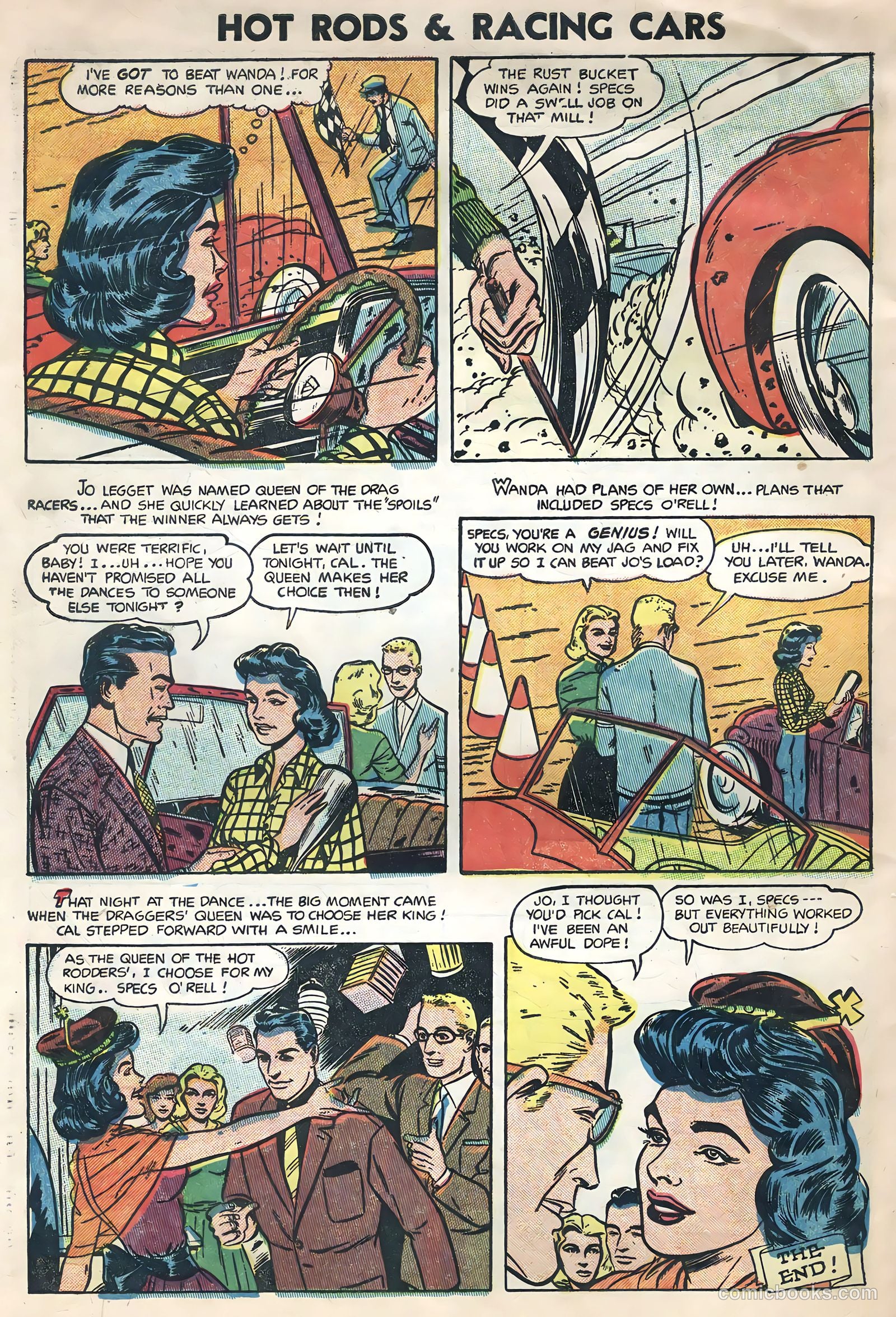 Hot Rods and Racing Cars #18 (1954) — page 31 of 35