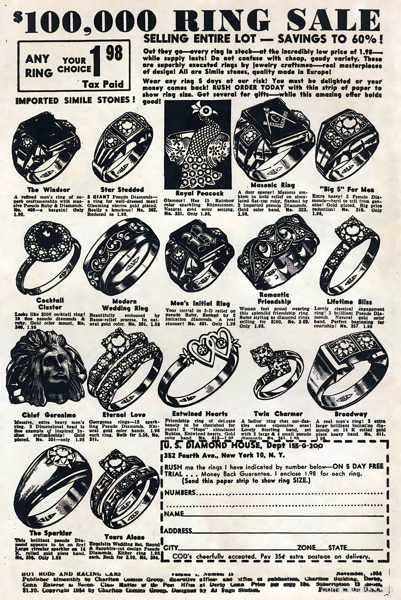 Hot Rods and Racing Cars #19 (1954) — page 2 of 36