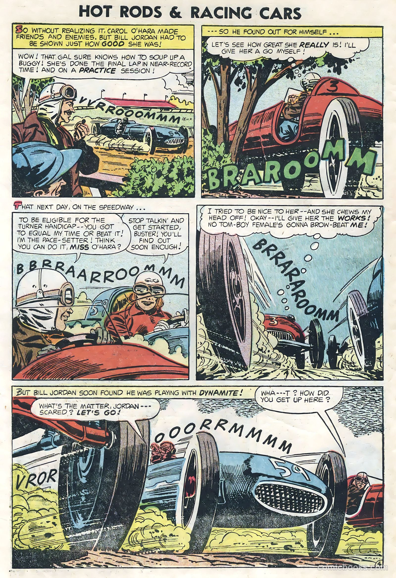 Hot Rods and Racing Cars #19 (1954) — page 6 of 36