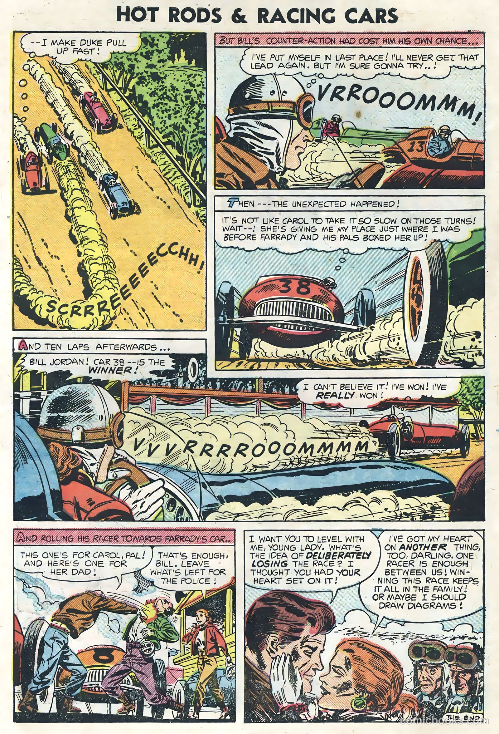 Hot Rods and Racing Cars #19 (1954) — page 10 of 36