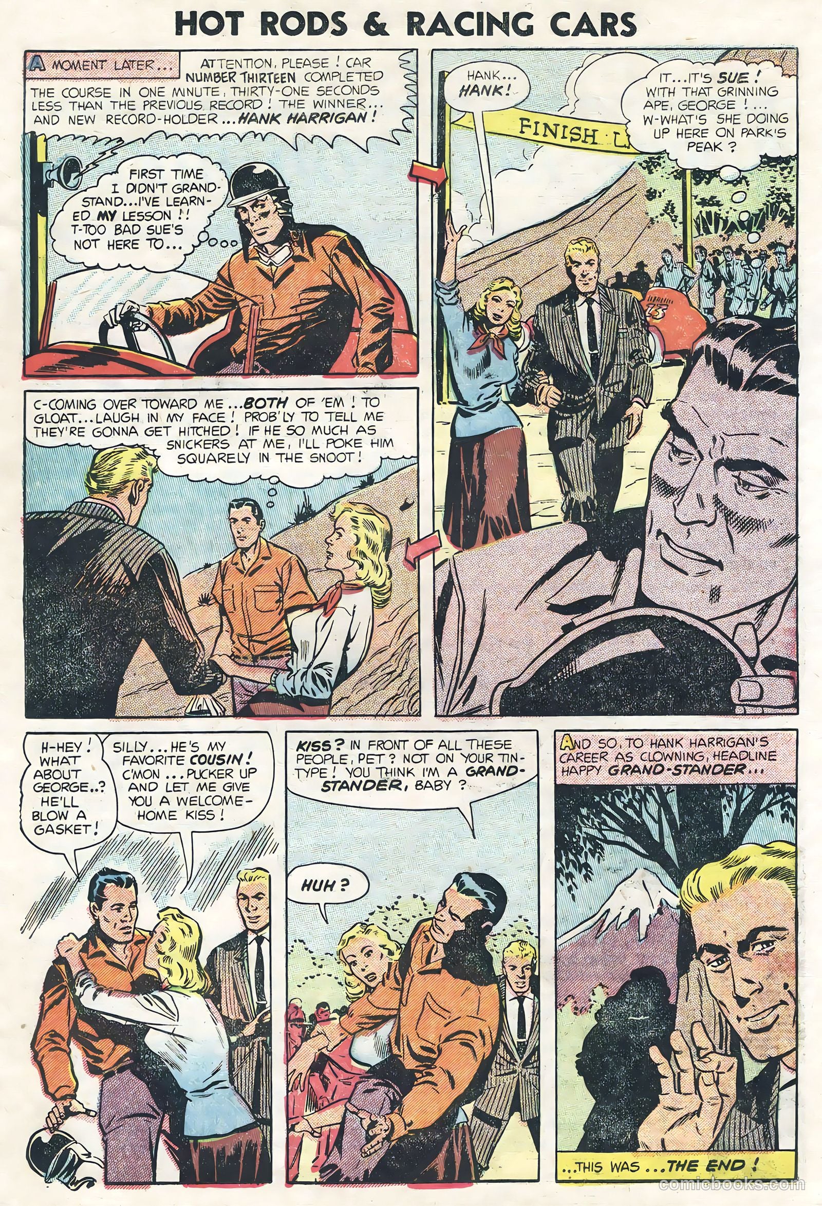 Hot Rods and Racing Cars #19 (1954) — page 15 of 36