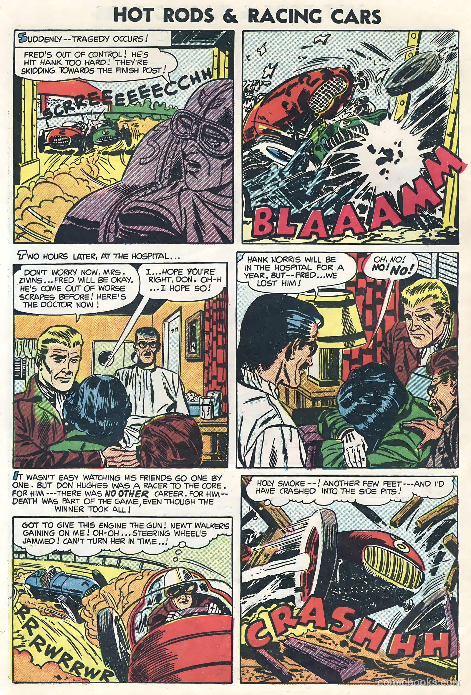 Hot Rods and Racing Cars #19 (1954) — page 20 of 36