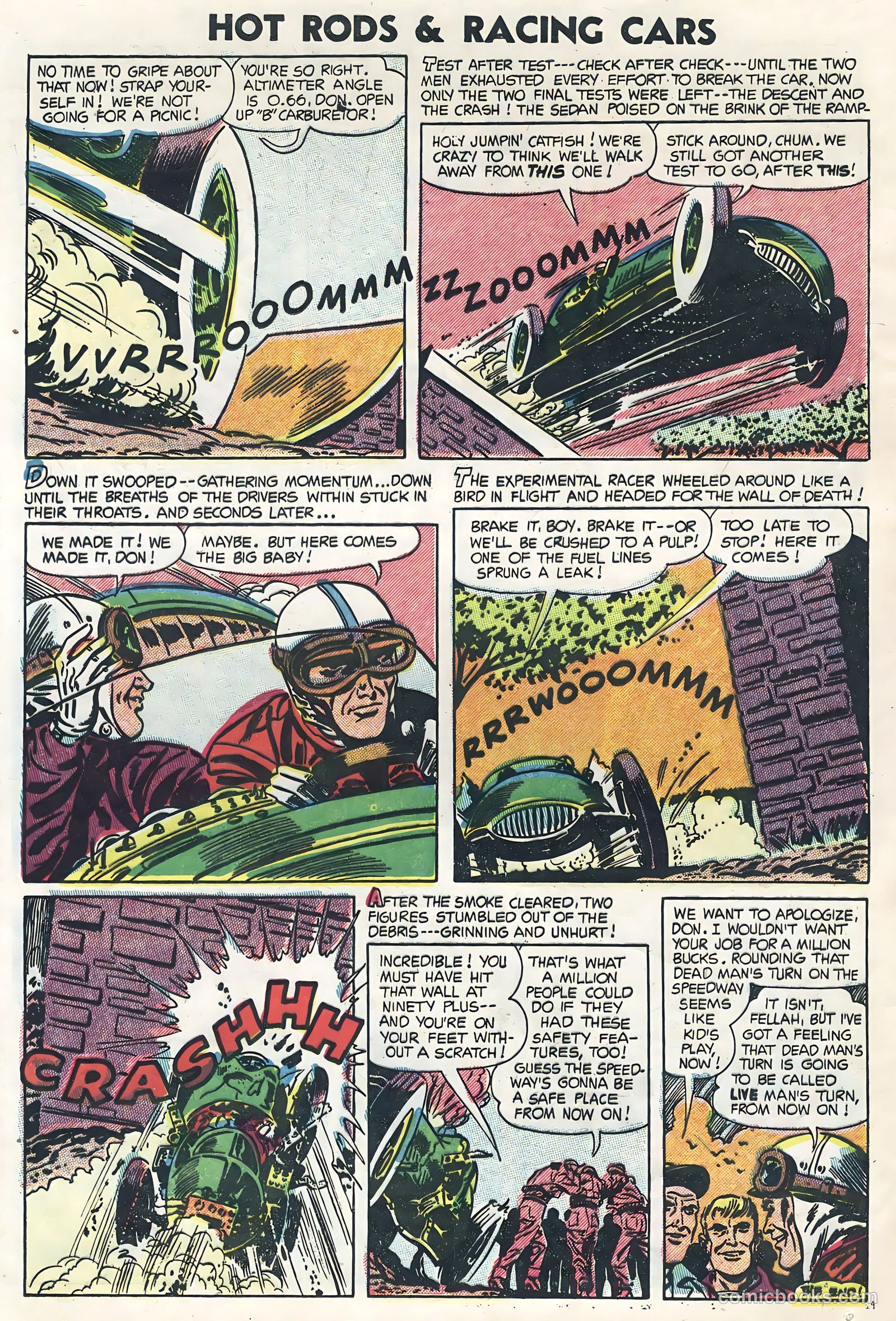 Hot Rods and Racing Cars #19 (1954) — page 24 of 36