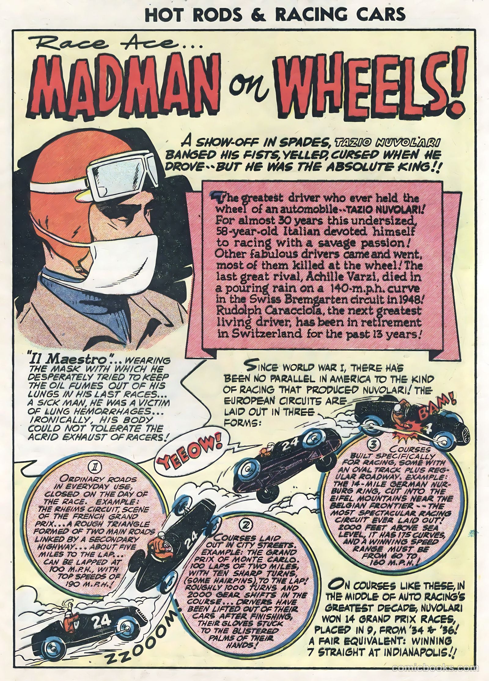 Hot Rods and Racing Cars #19 (1954) — page 25 of 36