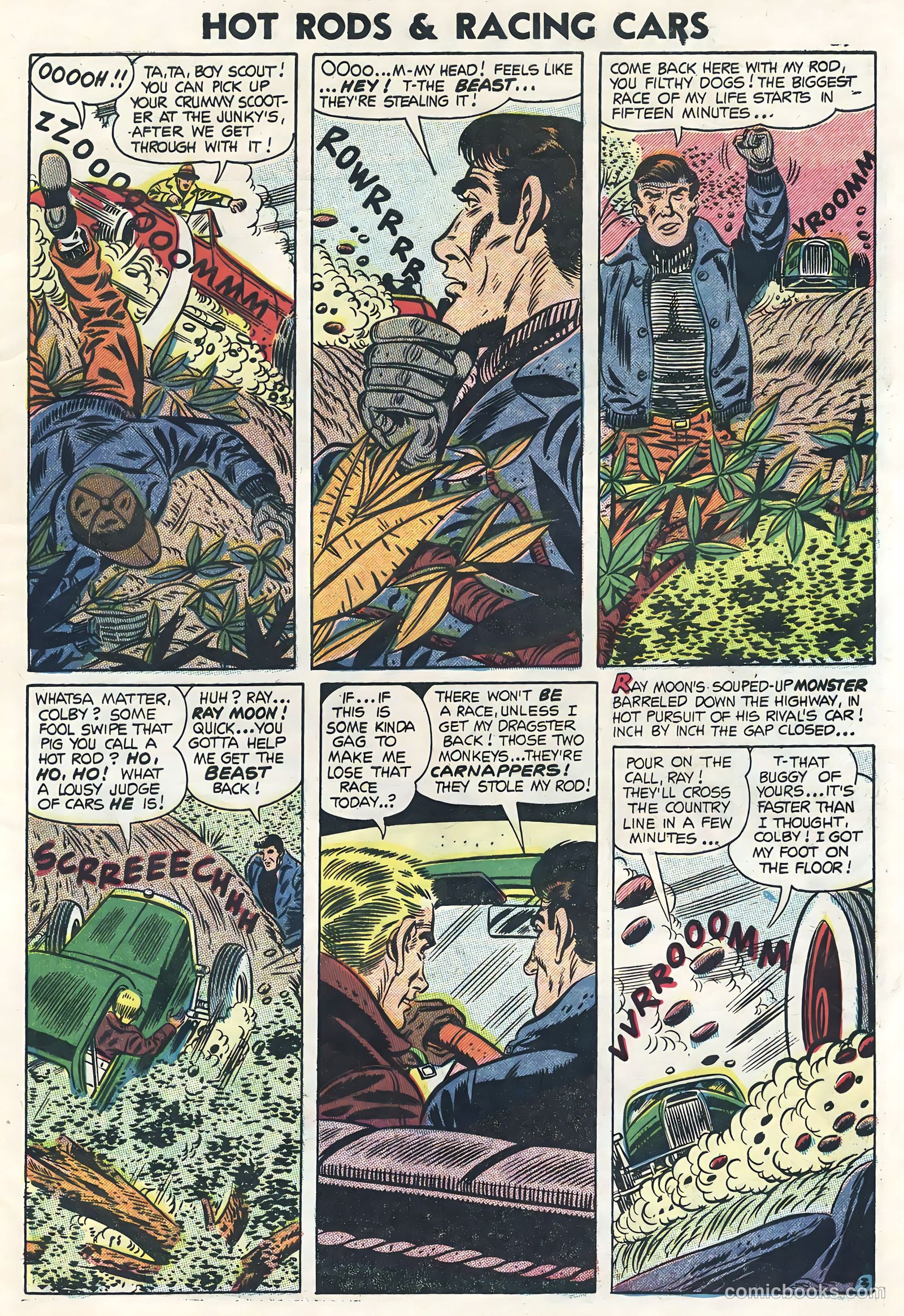 Hot Rods and Racing Cars #19 (1954) — page 29 of 36