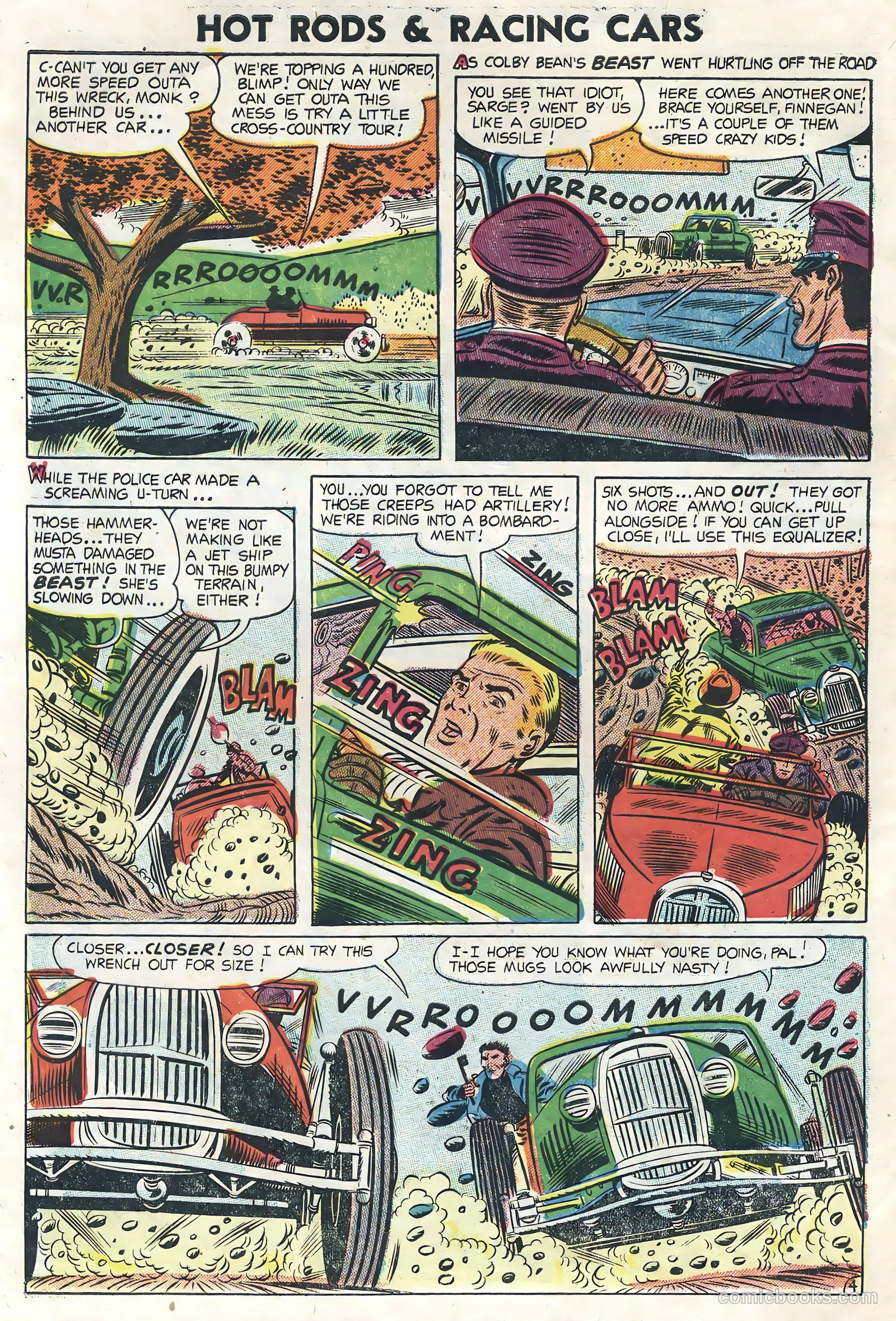 Hot Rods and Racing Cars #19 (1954) — page 30 of 36