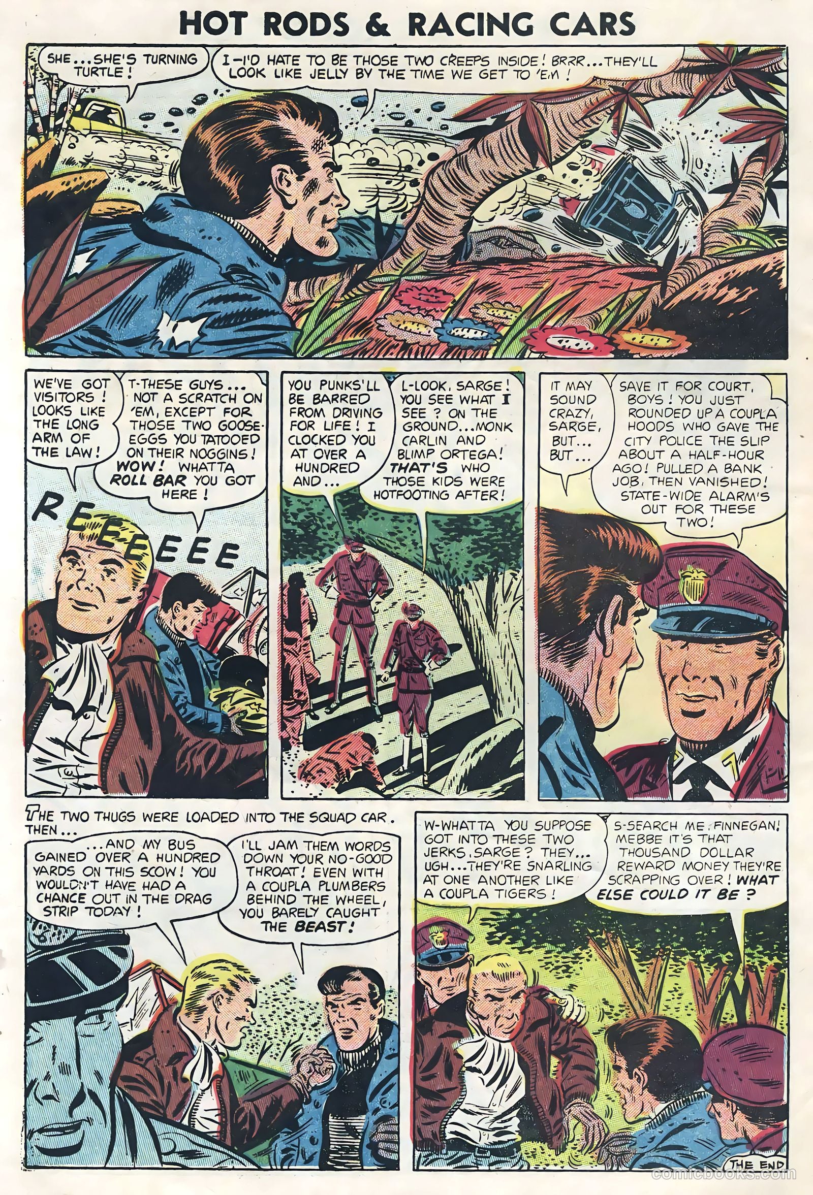 Hot Rods and Racing Cars #19 (1954) — page 32 of 36