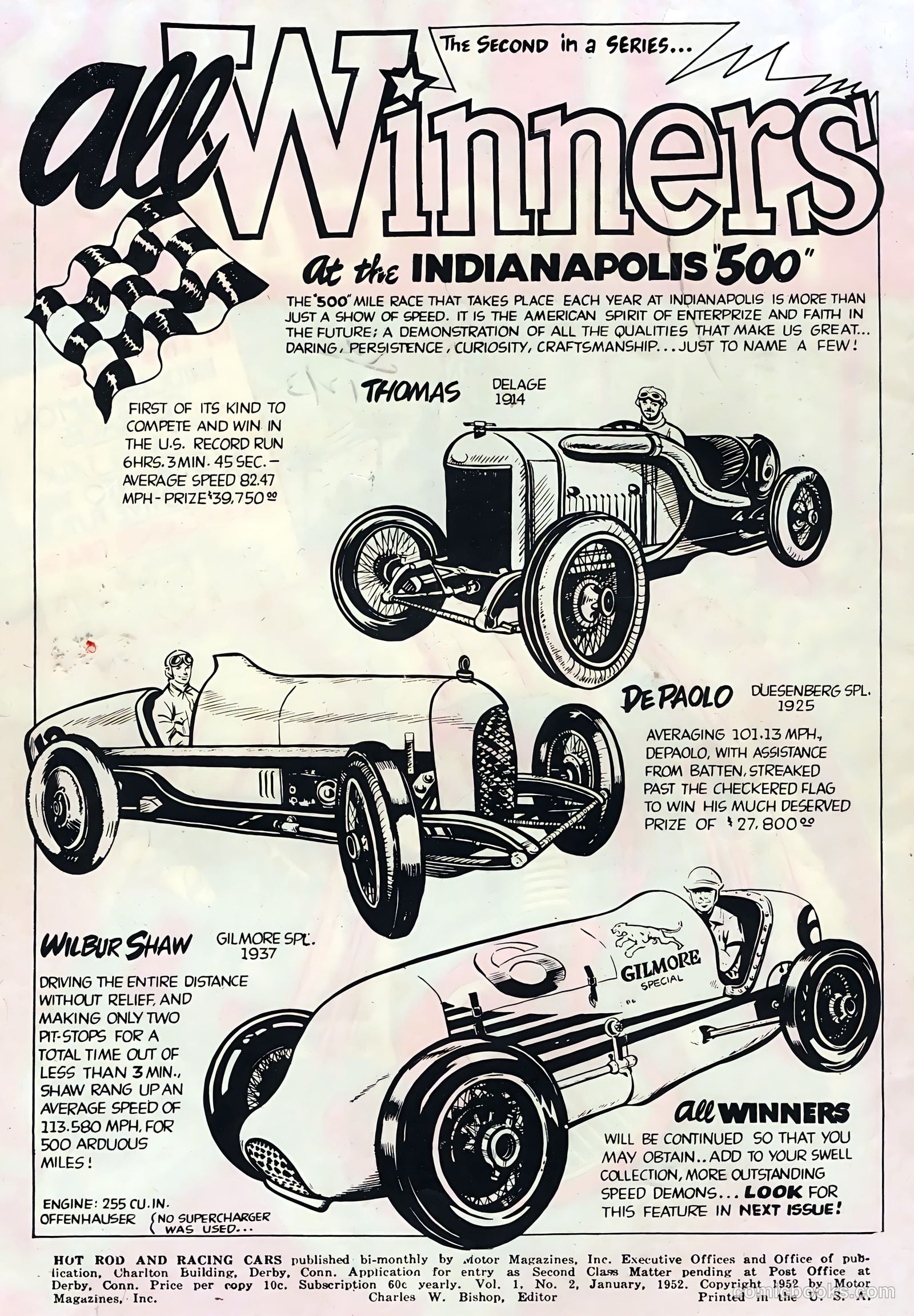 Hot Rods and Racing Cars #2 (1952) — page 2 of 36