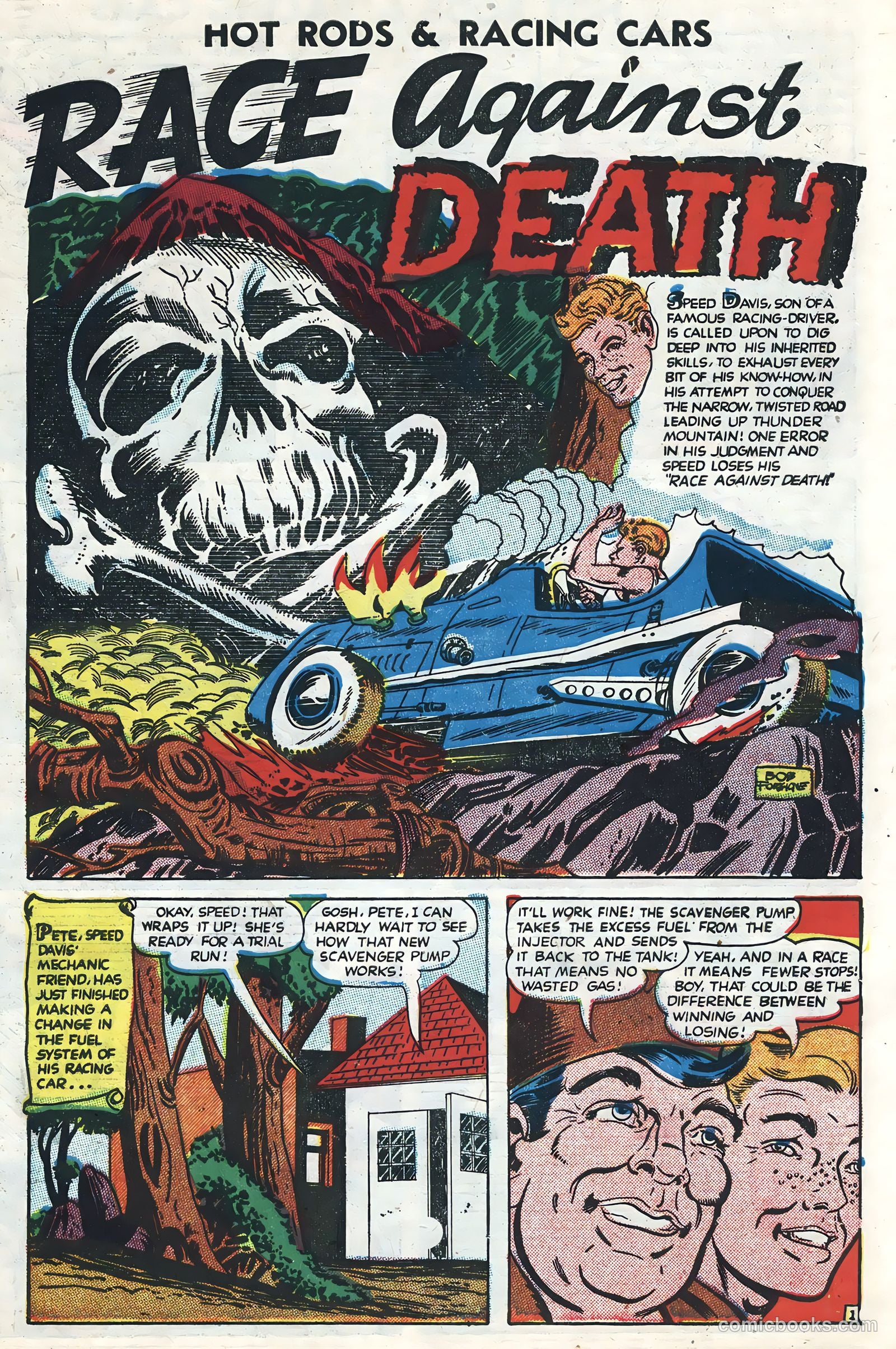 Hot Rods and Racing Cars #2 (1952) — page 3 of 36