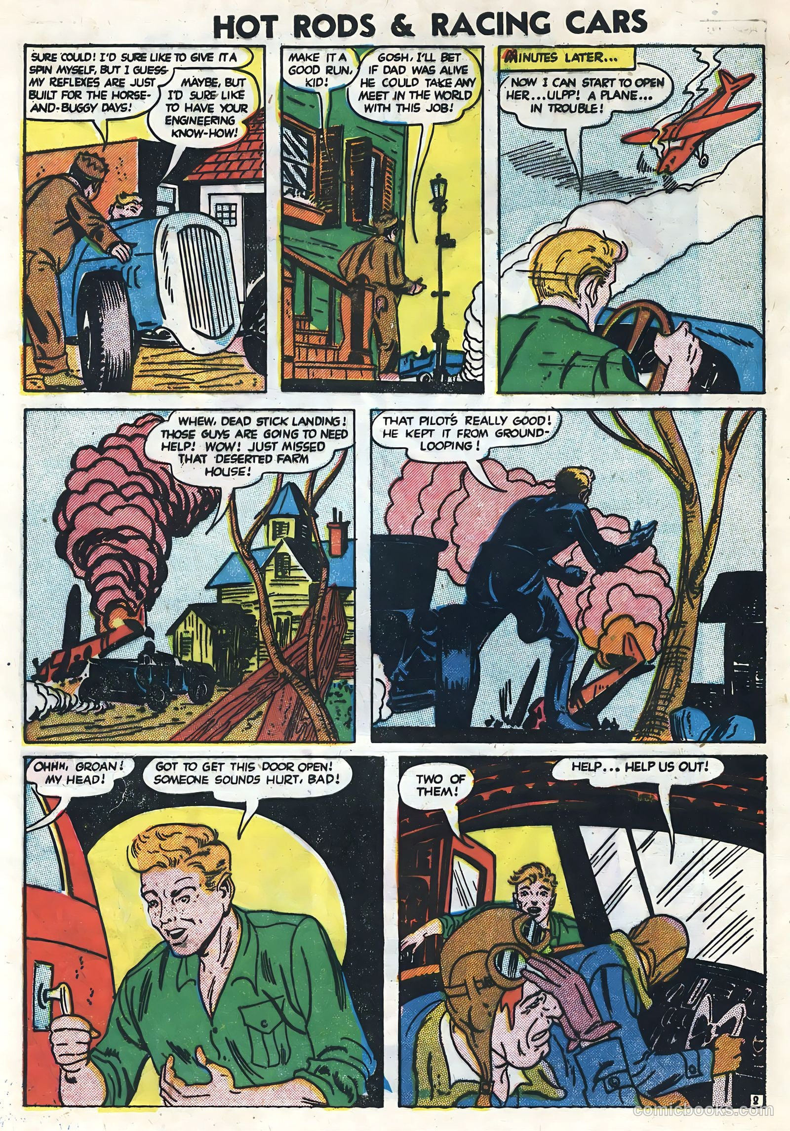 Hot Rods and Racing Cars #2 (1952) — page 4 of 36