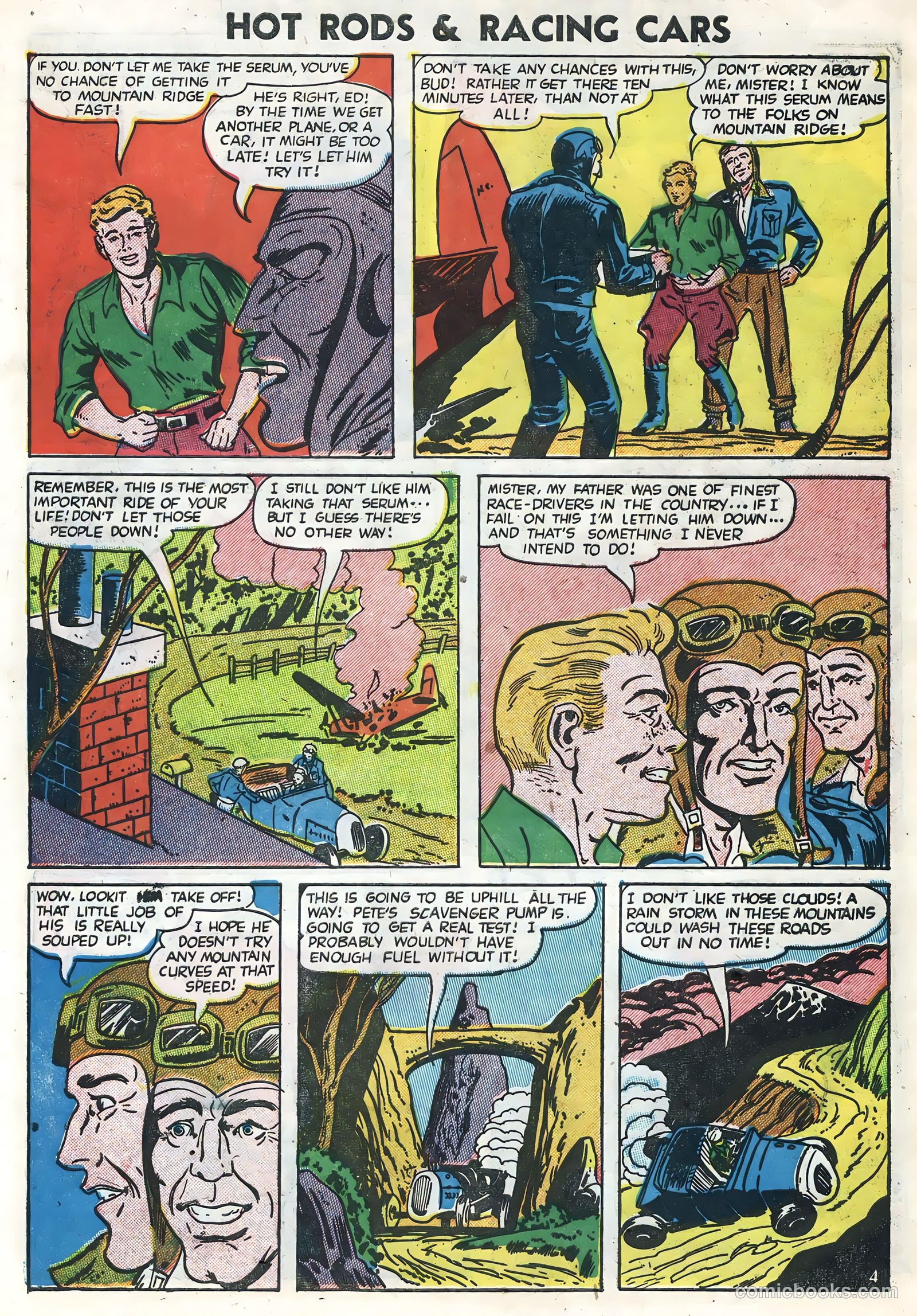 Hot Rods and Racing Cars #2 (1952) — page 6 of 36