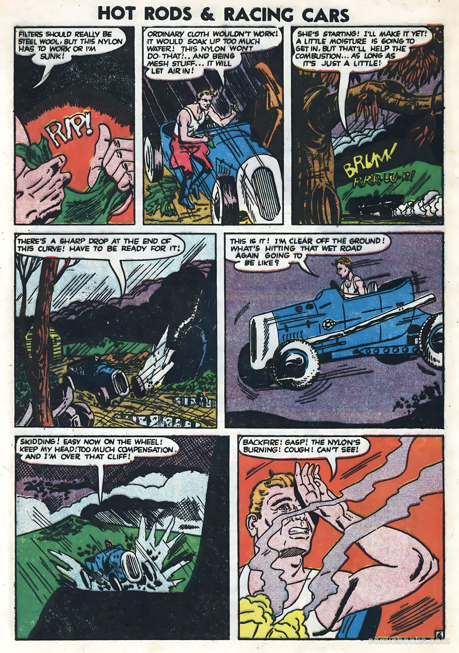 Hot Rods and Racing Cars #2 (1952) — page 8 of 36