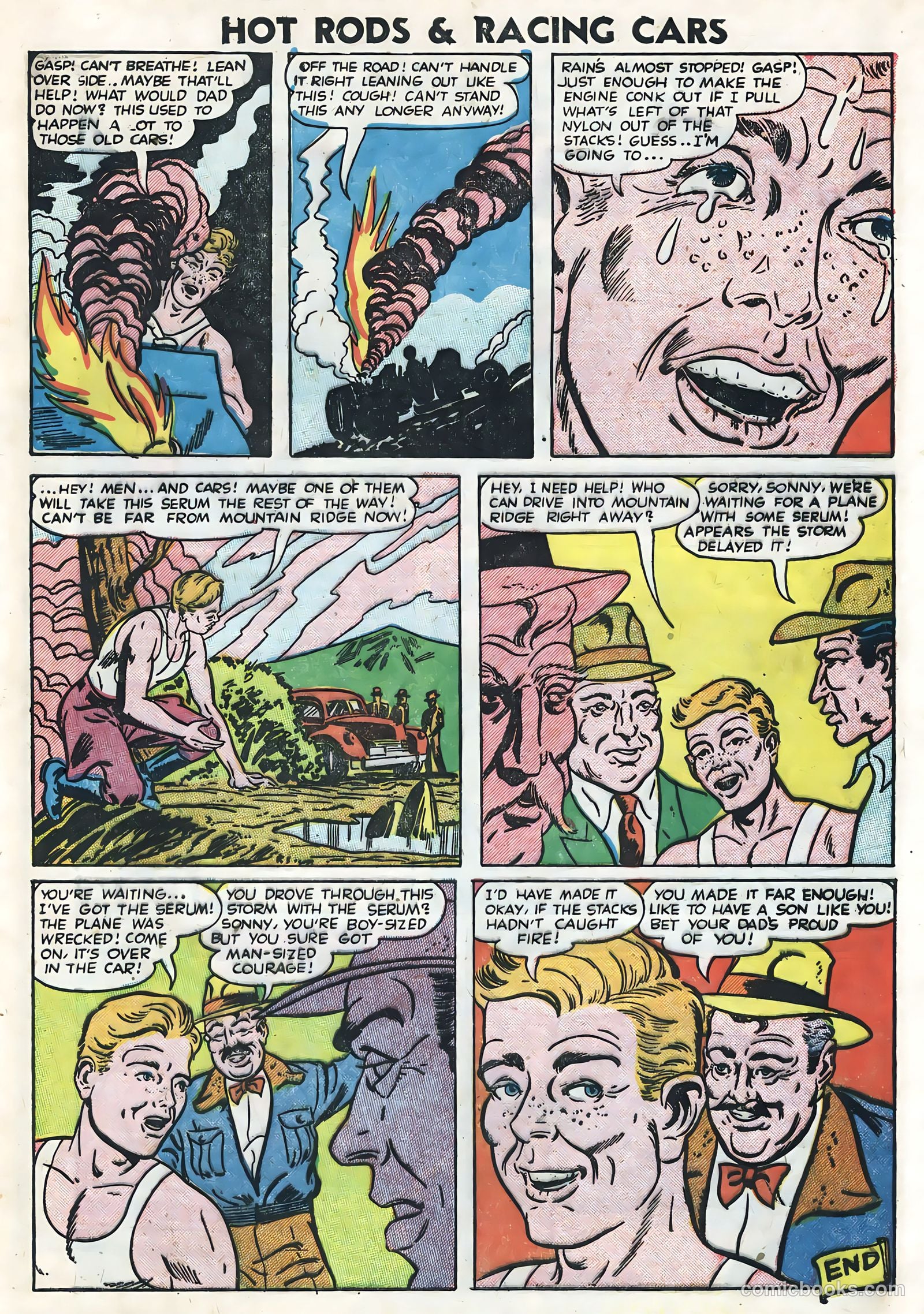 Hot Rods and Racing Cars #2 (1952) — page 9 of 36