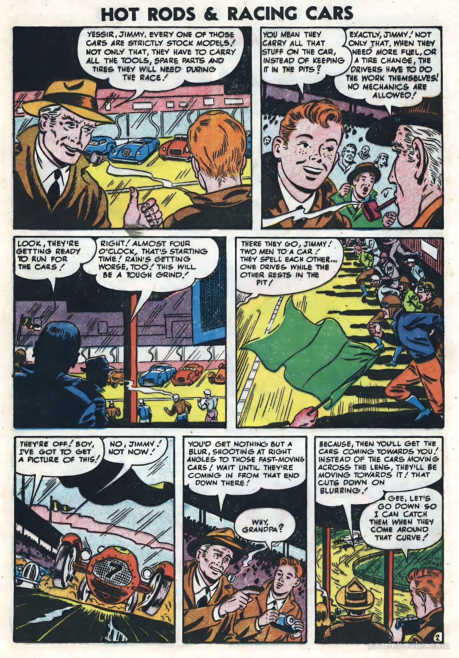 Hot Rods and Racing Cars #2 (1952) — page 13 of 36