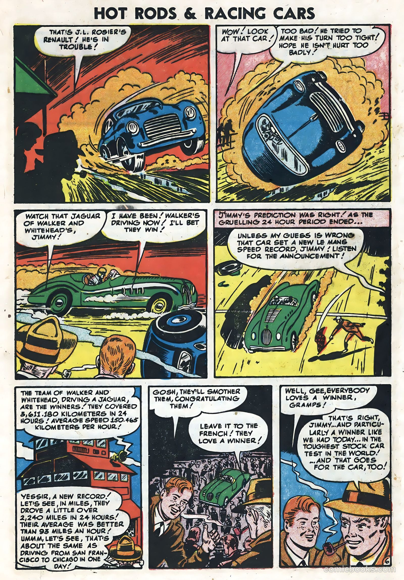 Hot Rods and Racing Cars #2 (1952) — page 17 of 36