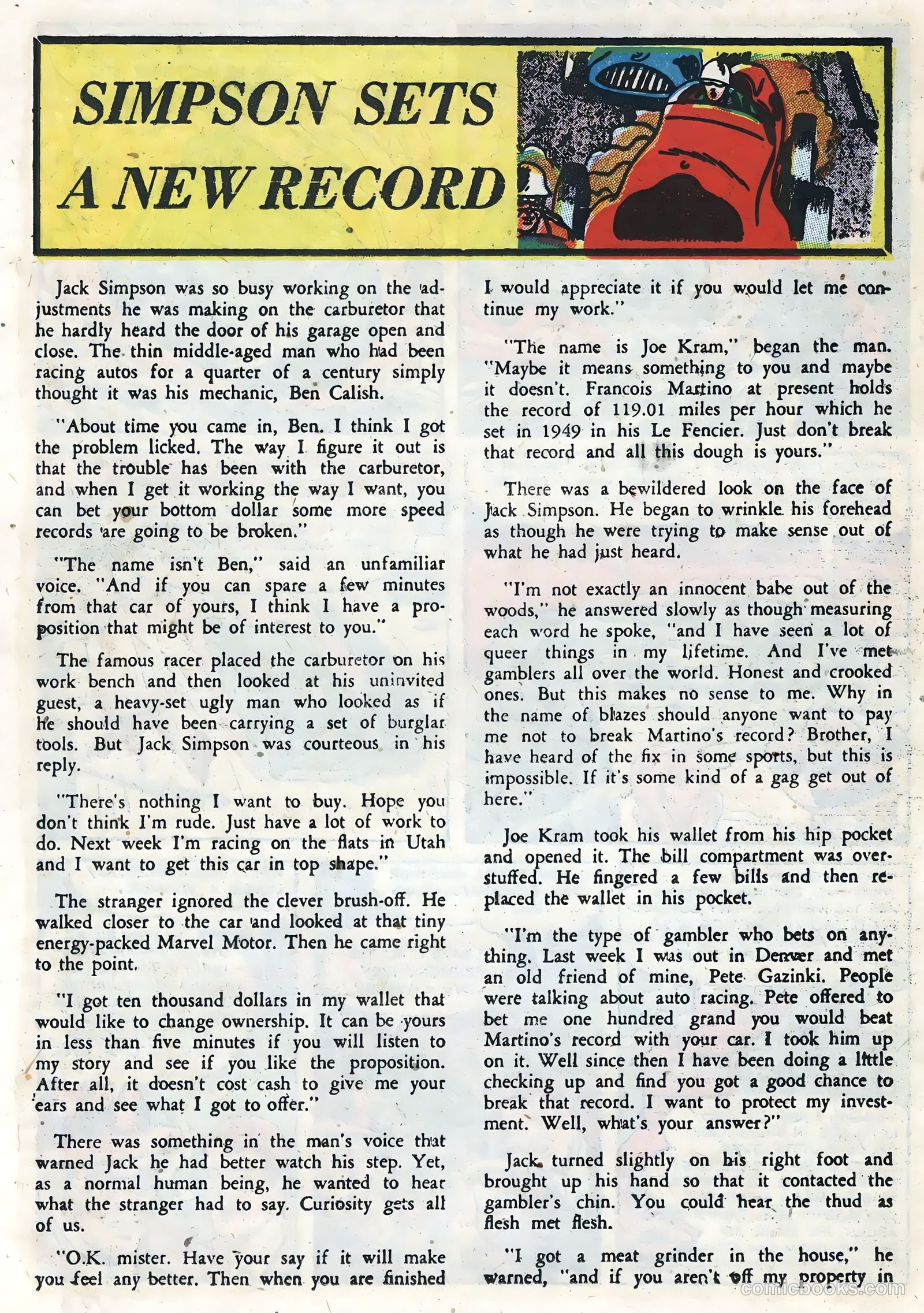 Hot Rods and Racing Cars #2 (1952) — page 18 of 36