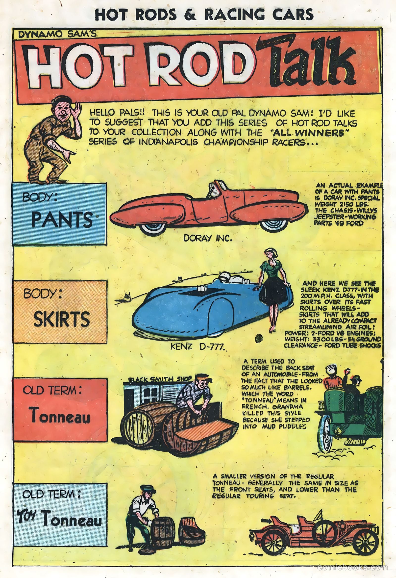 Hot Rods and Racing Cars #2 (1952) — page 21 of 36