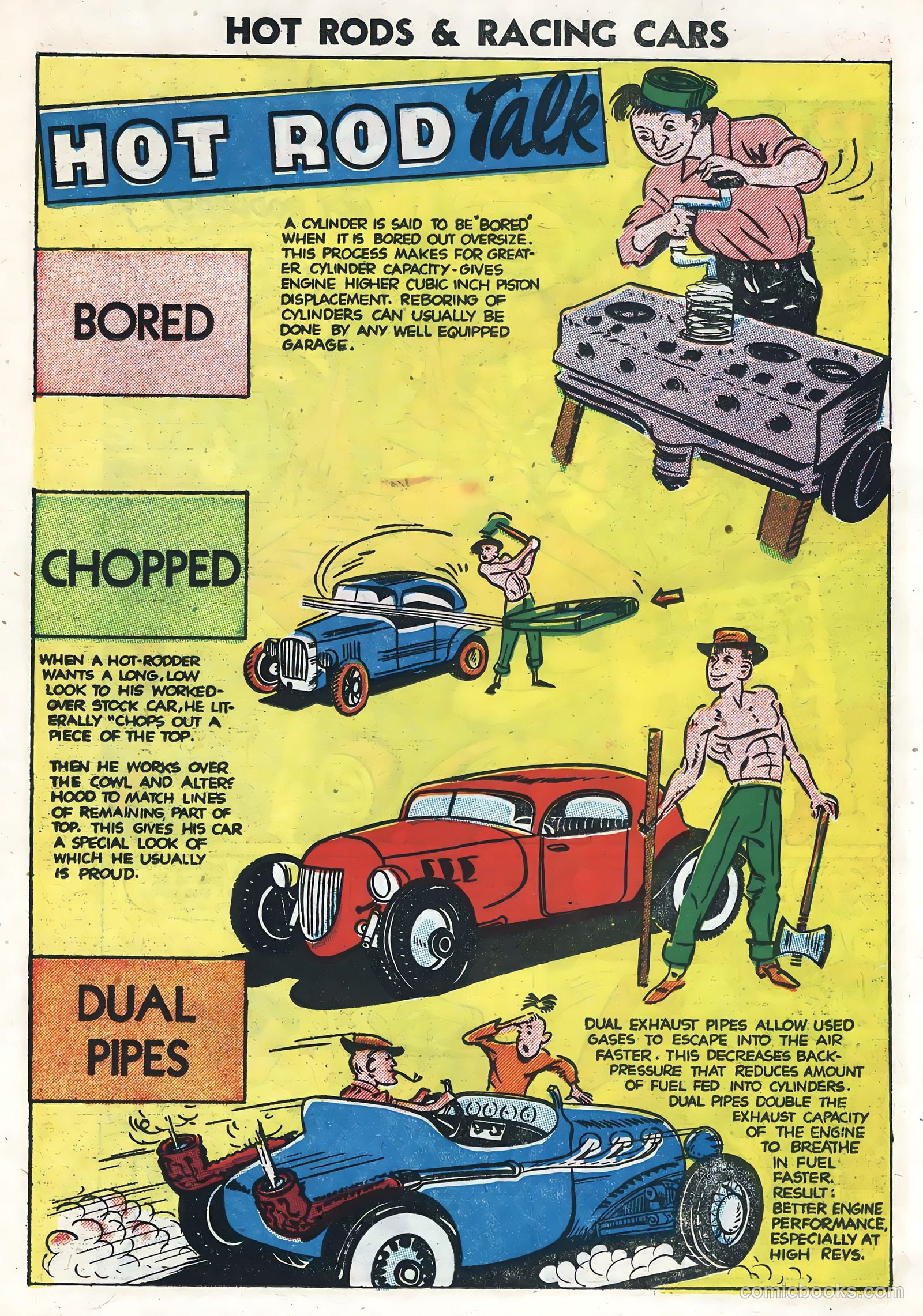 Hot Rods and Racing Cars #2 (1952) — page 23 of 36