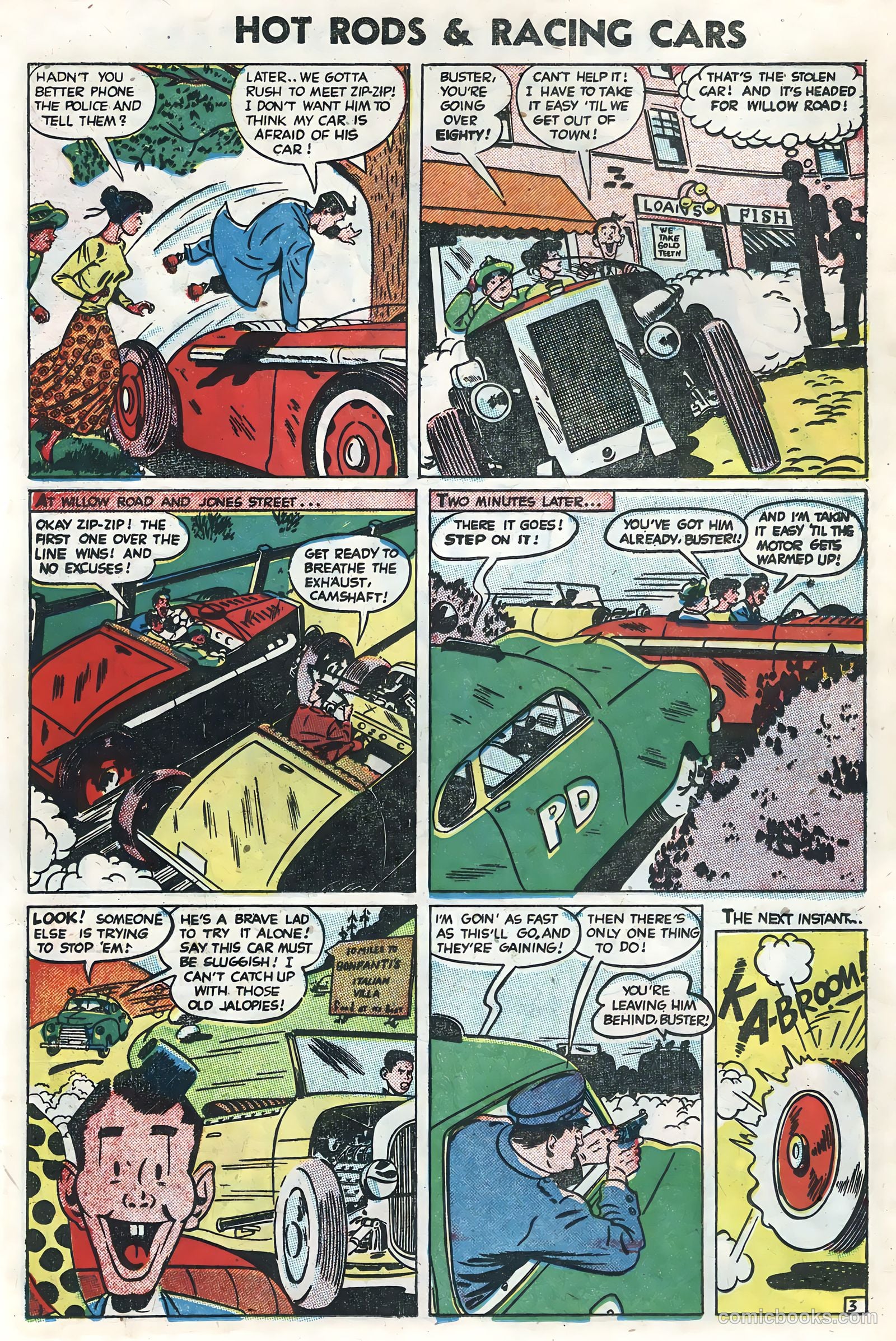 Hot Rods and Racing Cars #2 (1952) — page 26 of 36