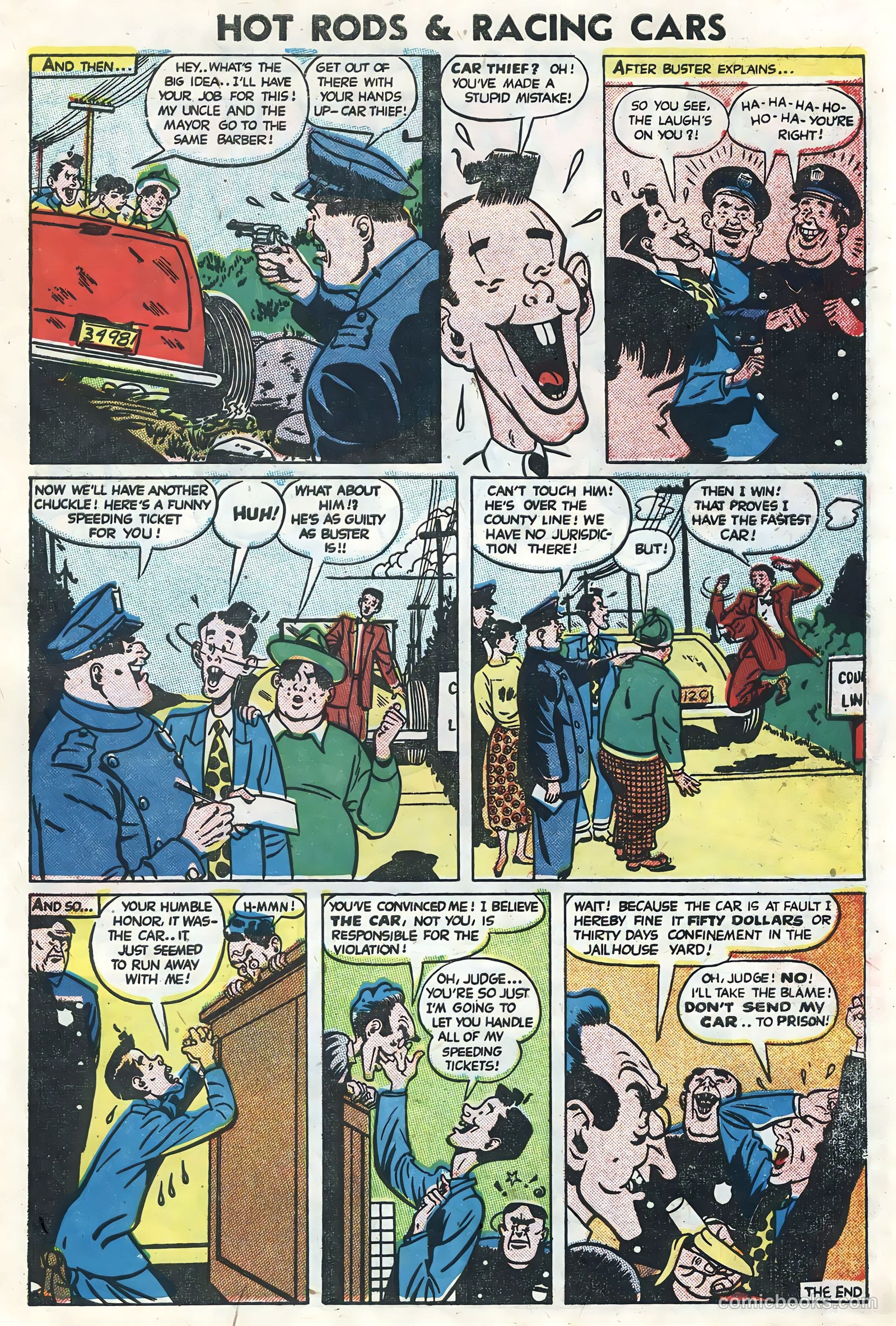 Hot Rods and Racing Cars #2 (1952) — page 27 of 36