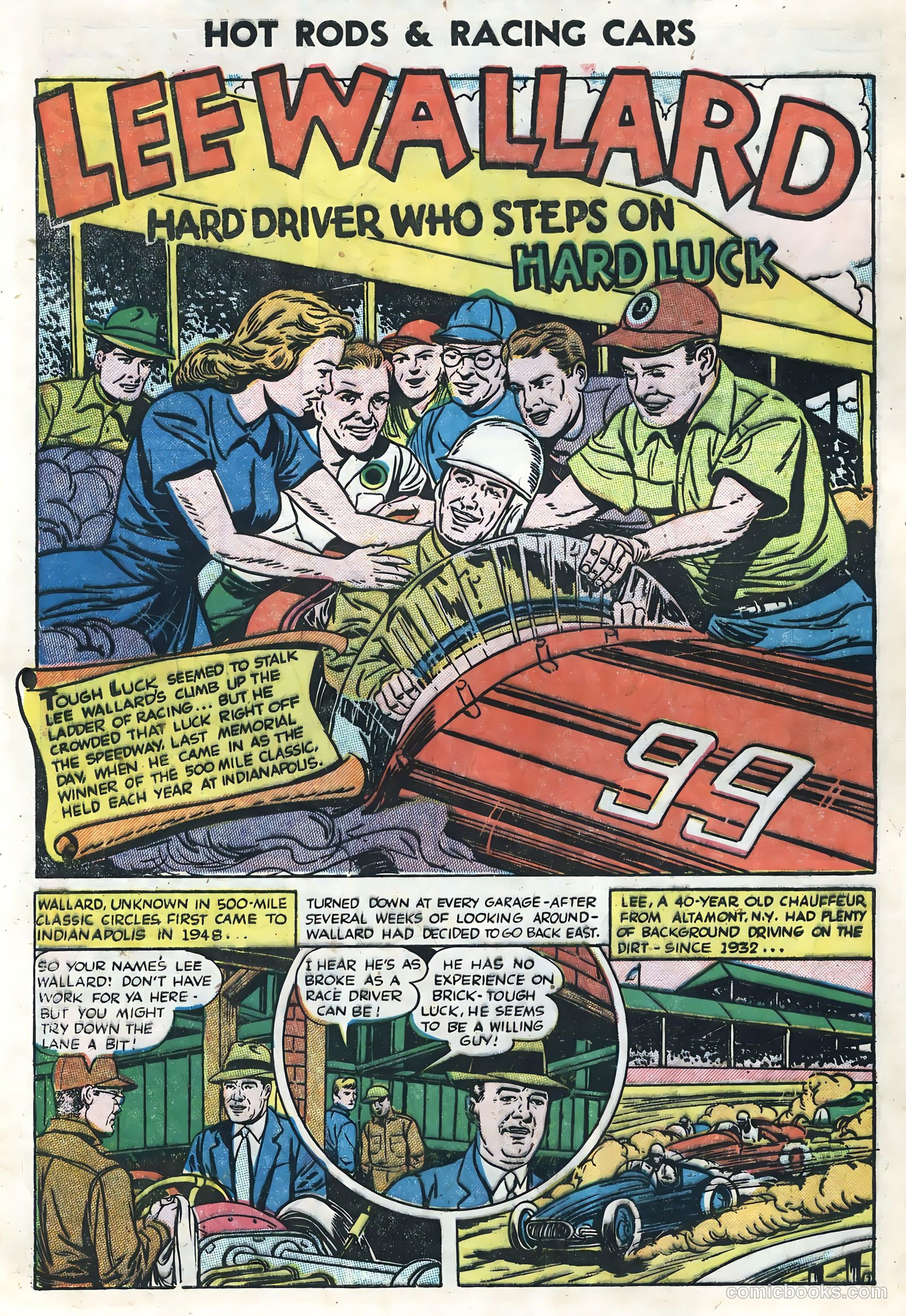 Hot Rods and Racing Cars #2 (1952) — page 28 of 36