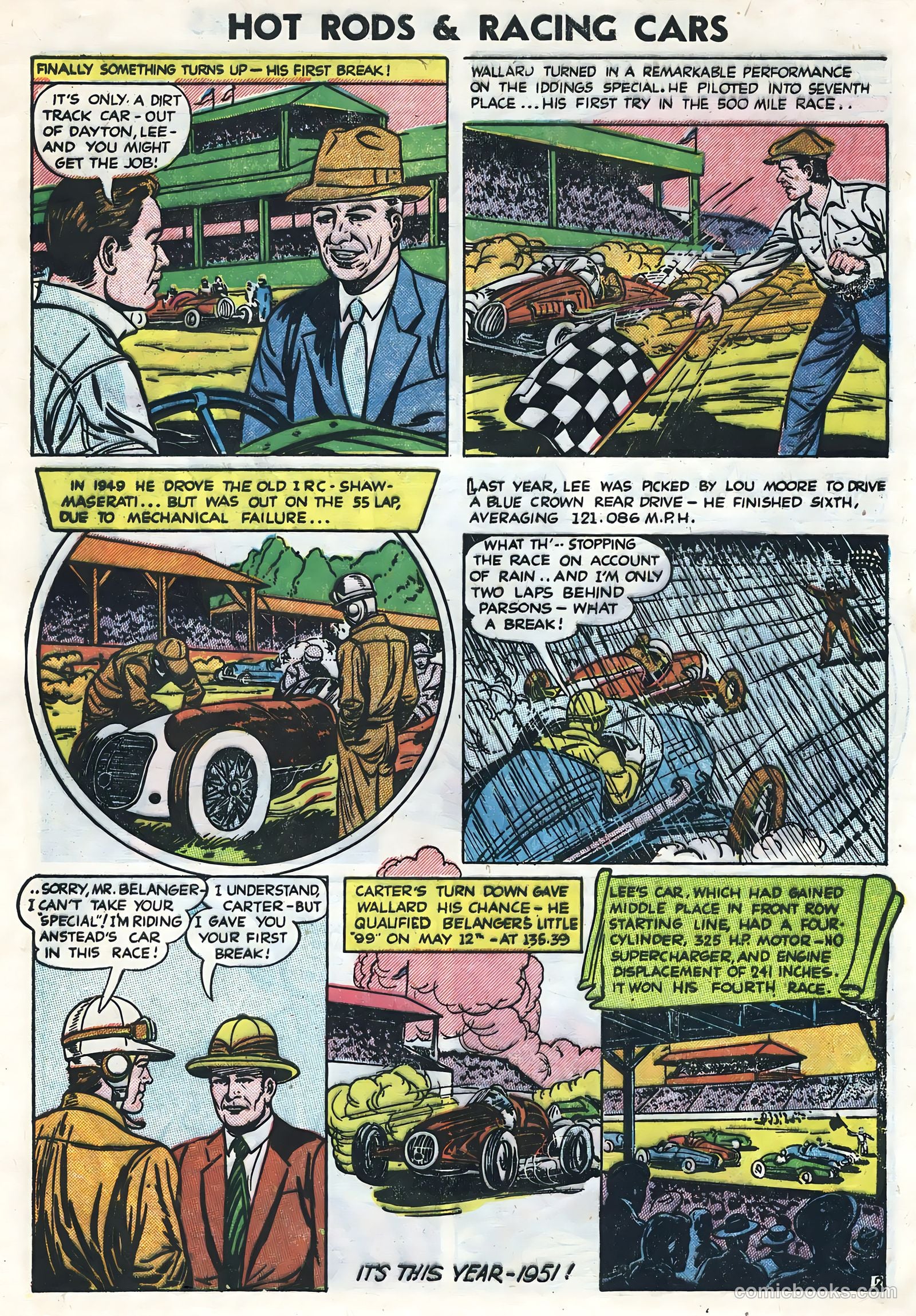 Hot Rods and Racing Cars #2 (1952) — page 29 of 36