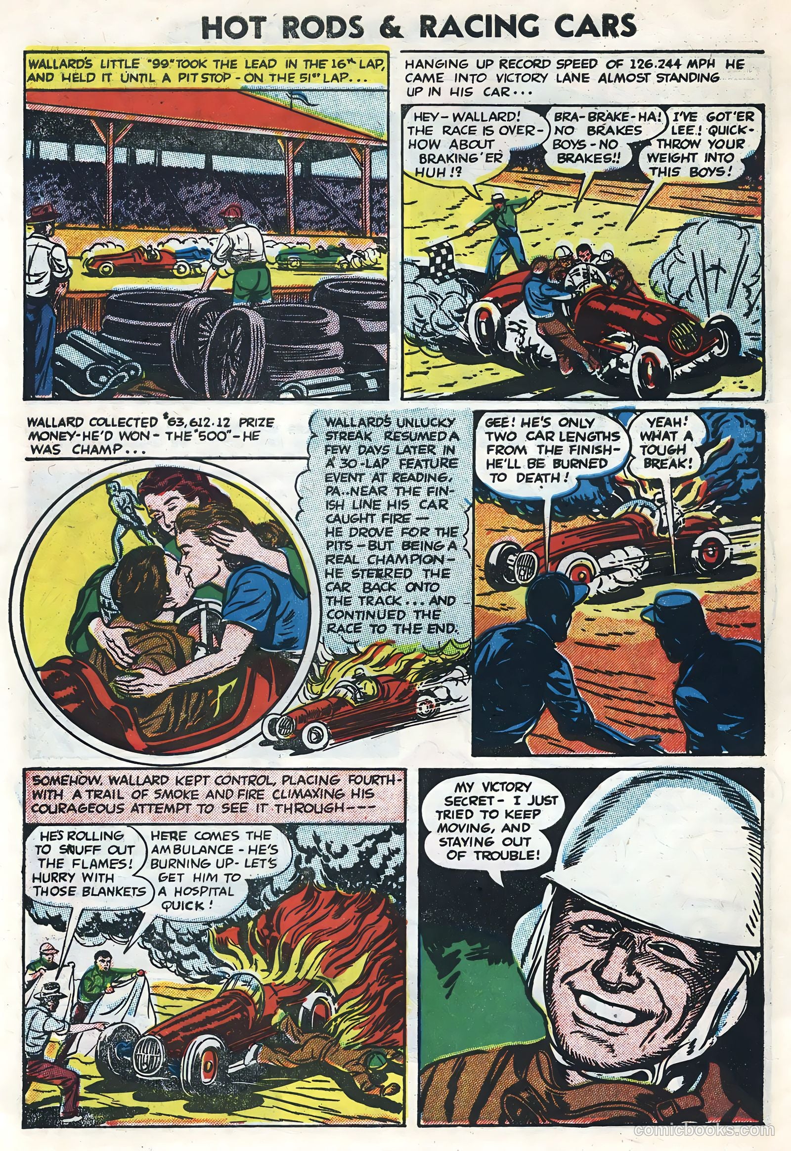 Hot Rods and Racing Cars #2 (1952) — page 30 of 36