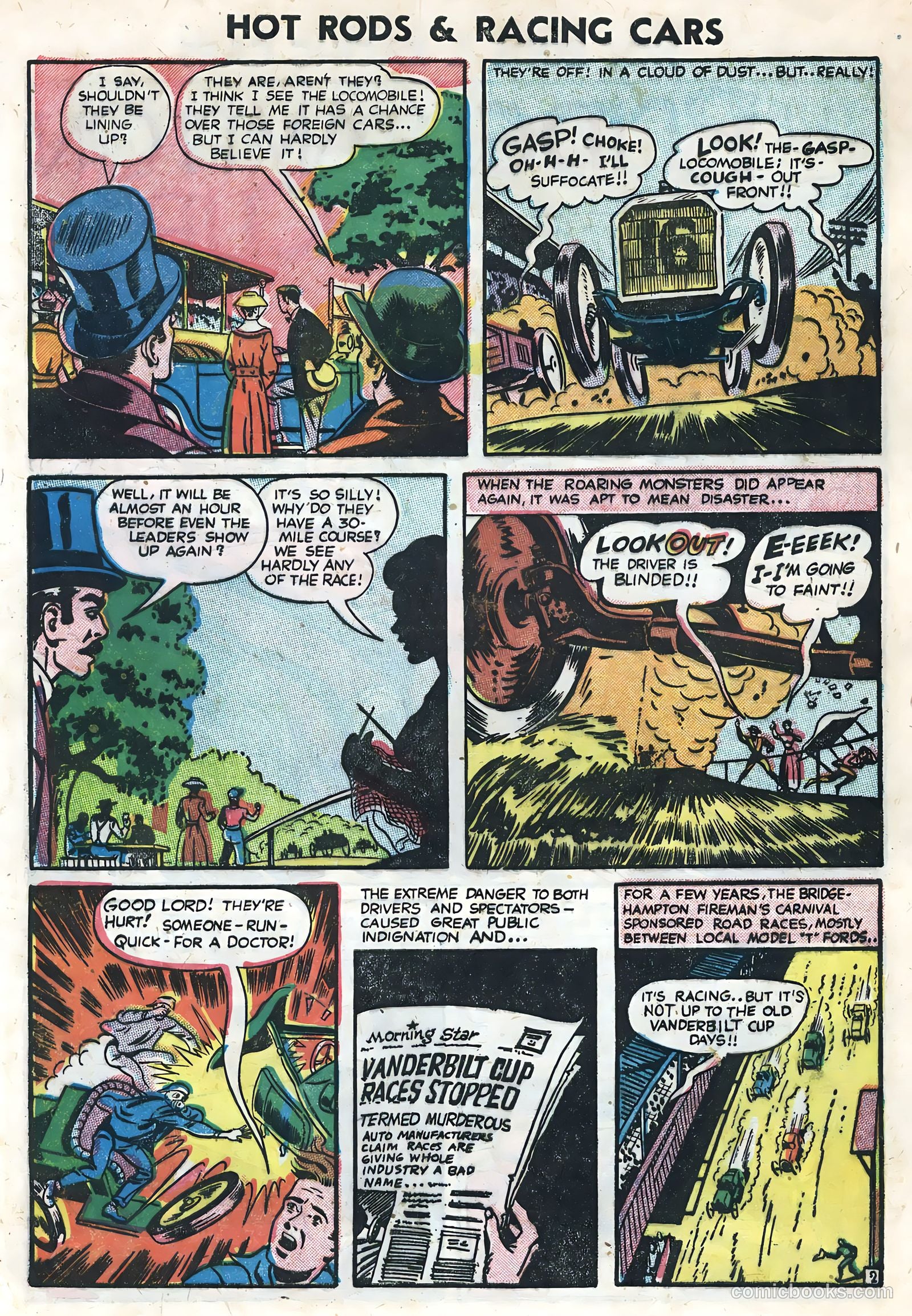 Hot Rods and Racing Cars #2 (1952) — page 32 of 36