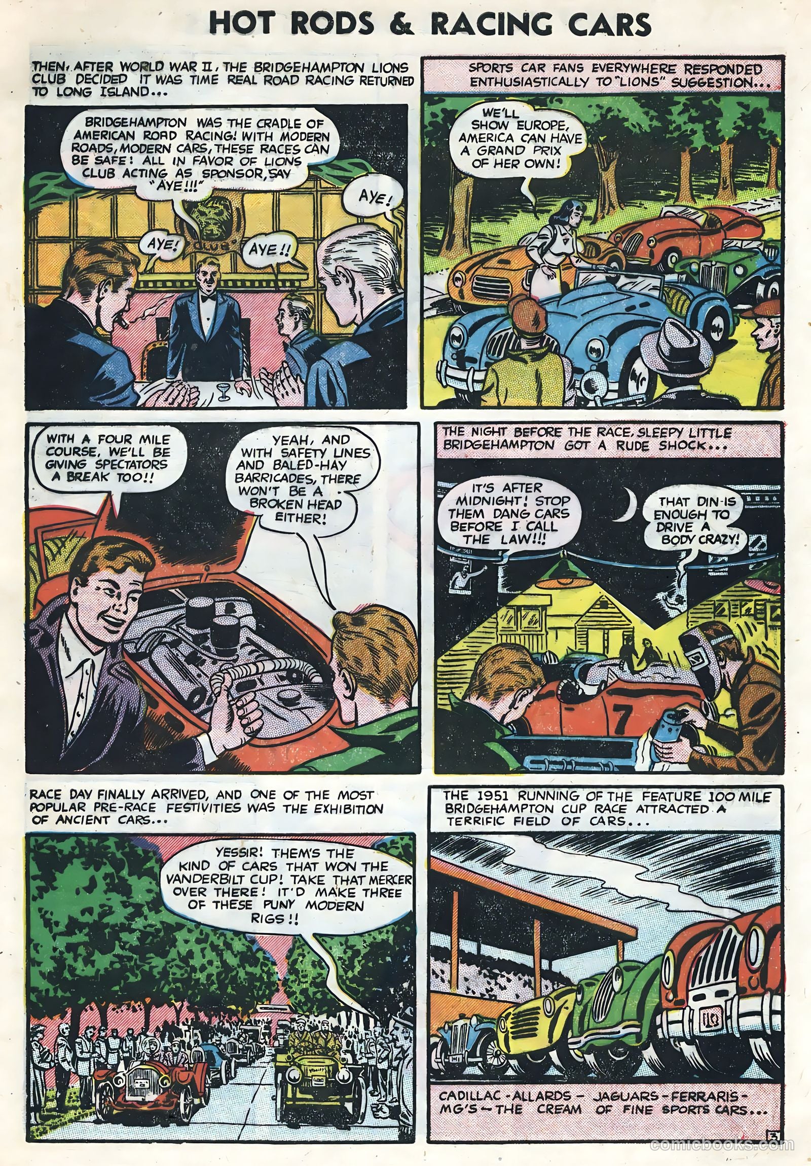 Hot Rods and Racing Cars #2 (1952) — page 33 of 36
