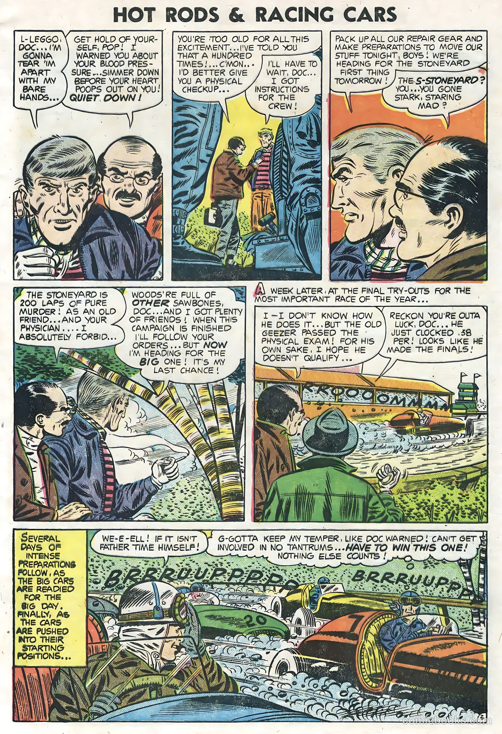 Hot Rods and Racing Cars #20 (1955) — page 5 of 35