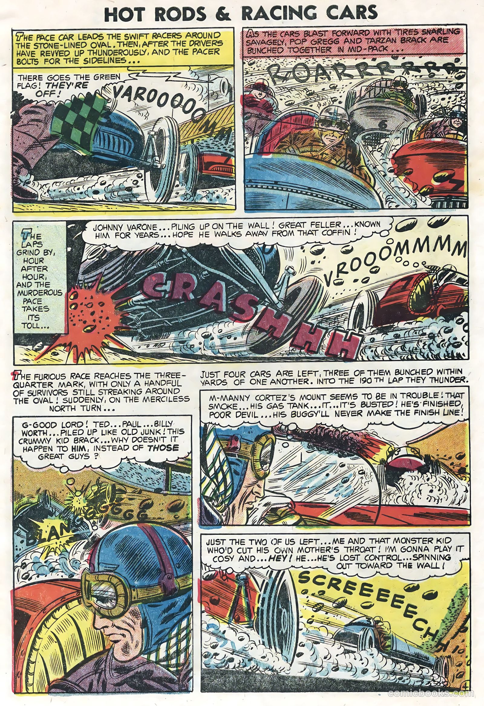 Hot Rods and Racing Cars #20 (1955) — page 7 of 35