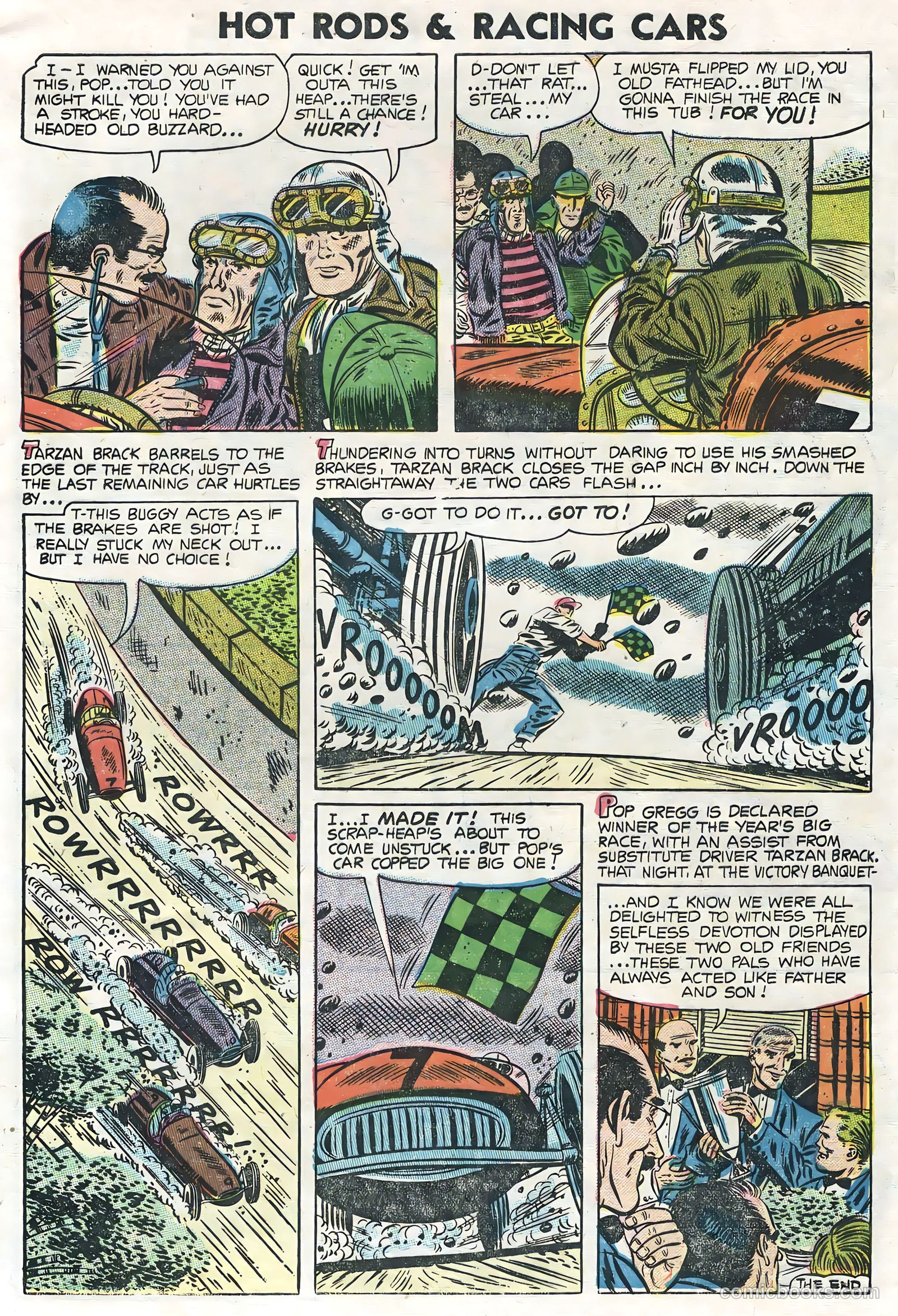 Hot Rods and Racing Cars #20 (1955) — page 9 of 35