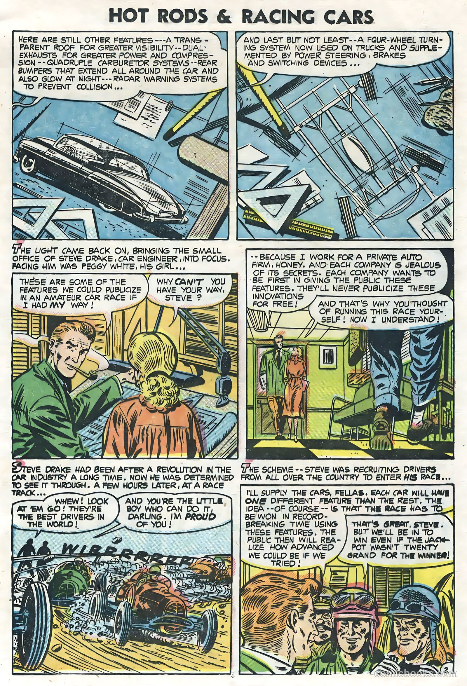 Hot Rods and Racing Cars #20 (1955) — page 13 of 35