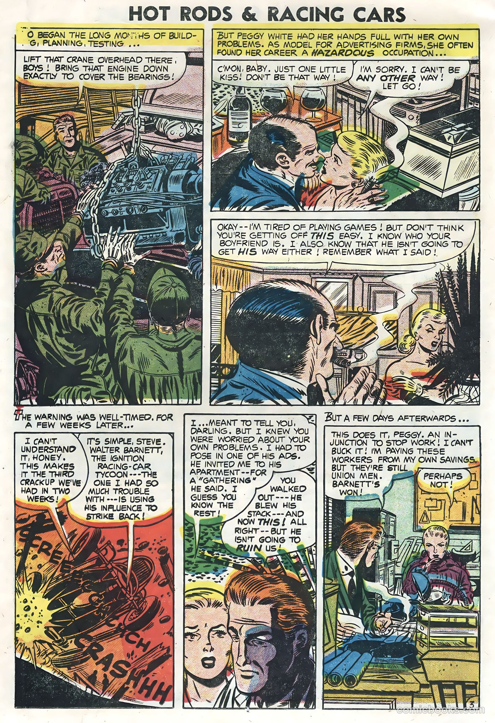 Hot Rods and Racing Cars #20 (1955) — page 14 of 35