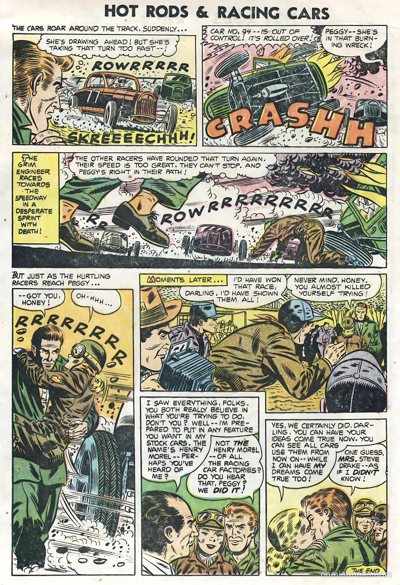 Hot Rods and Racing Cars #20 (1955) — page 17 of 35