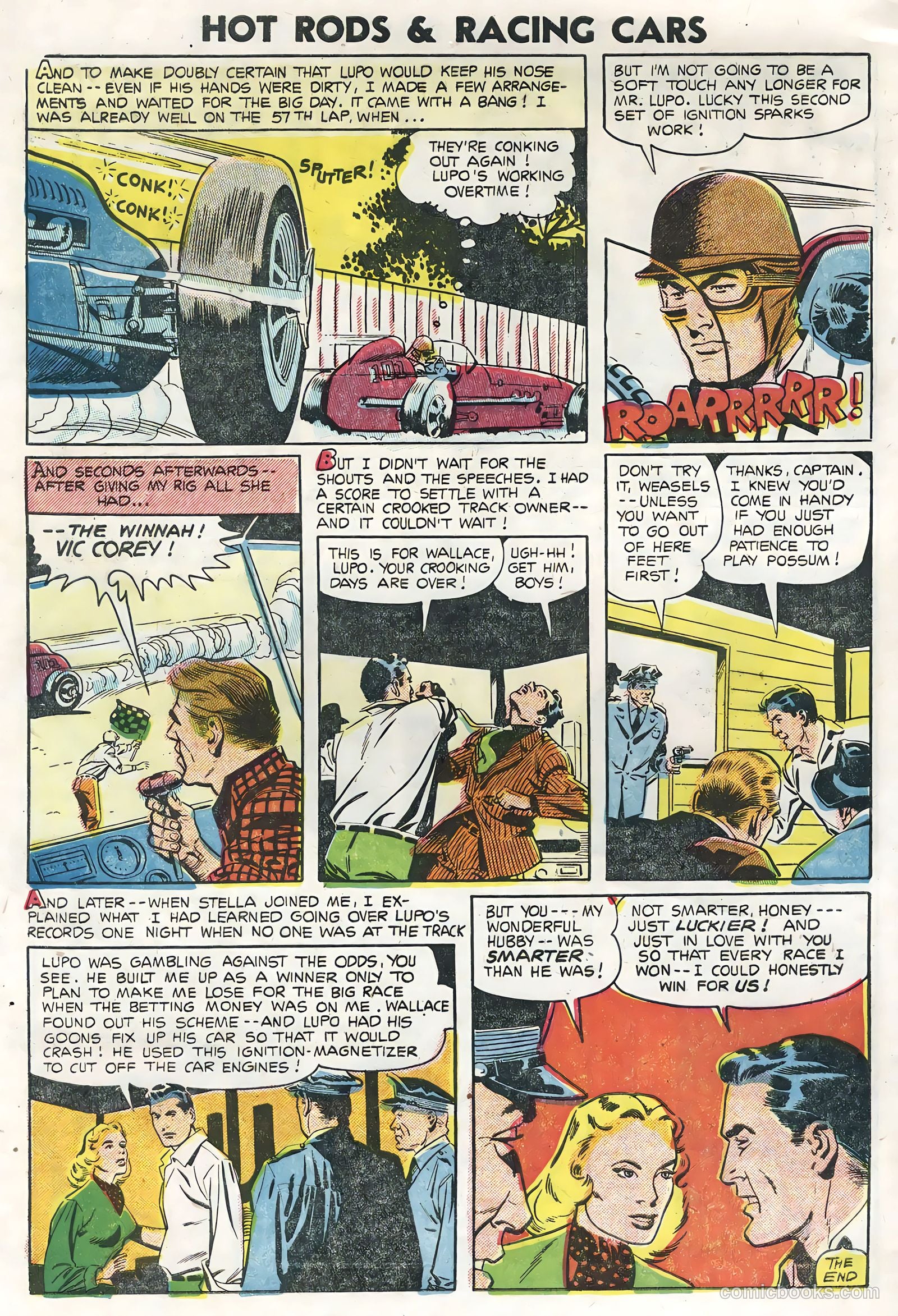Hot Rods and Racing Cars #20 (1955) — page 29 of 35