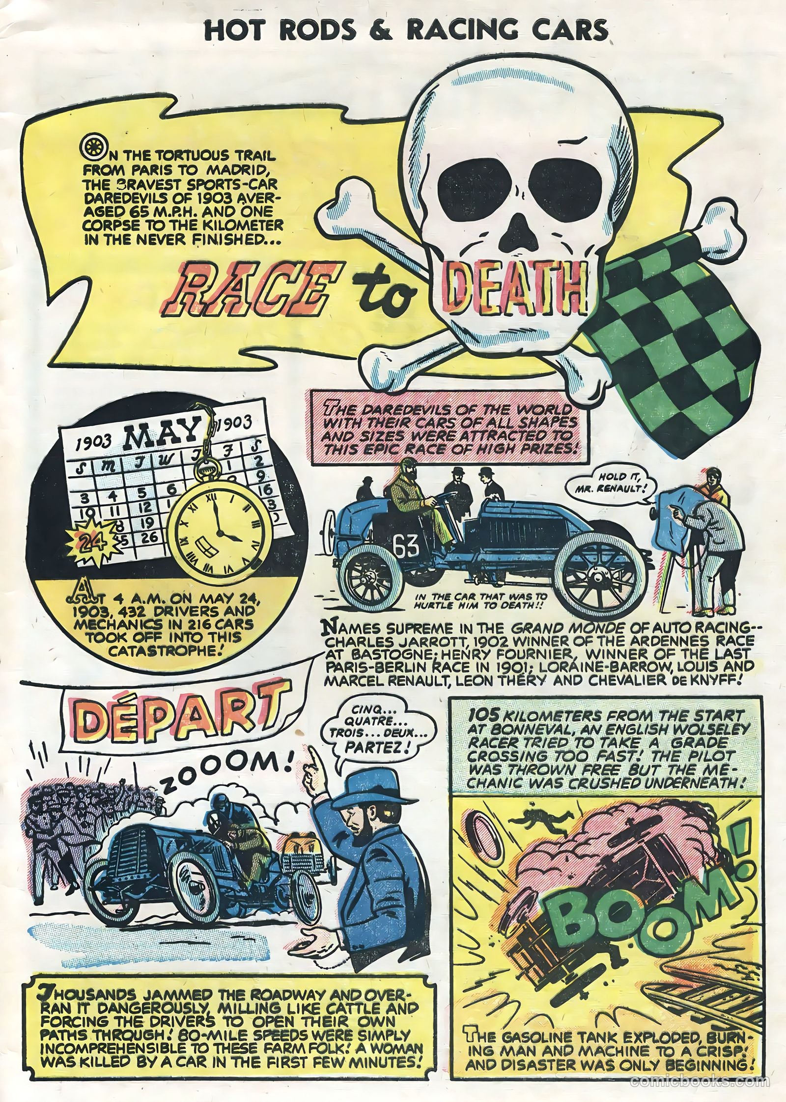 Hot Rods and Racing Cars #20 (1955) — page 32 of 35