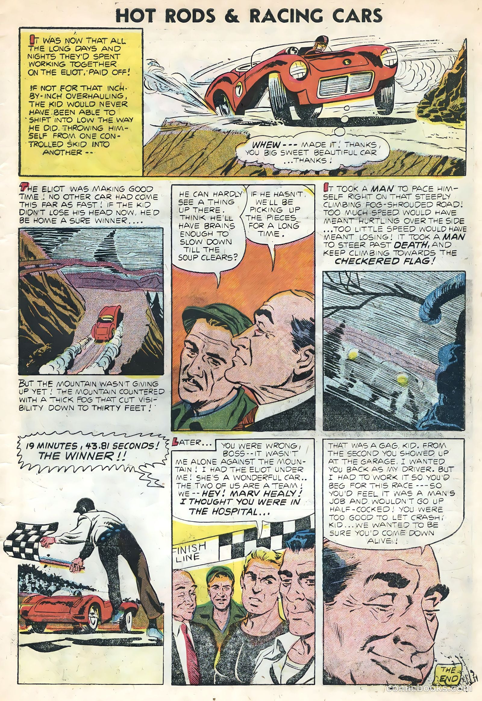 Hot Rods and Racing Cars #21 (1955) — page 7 of 36