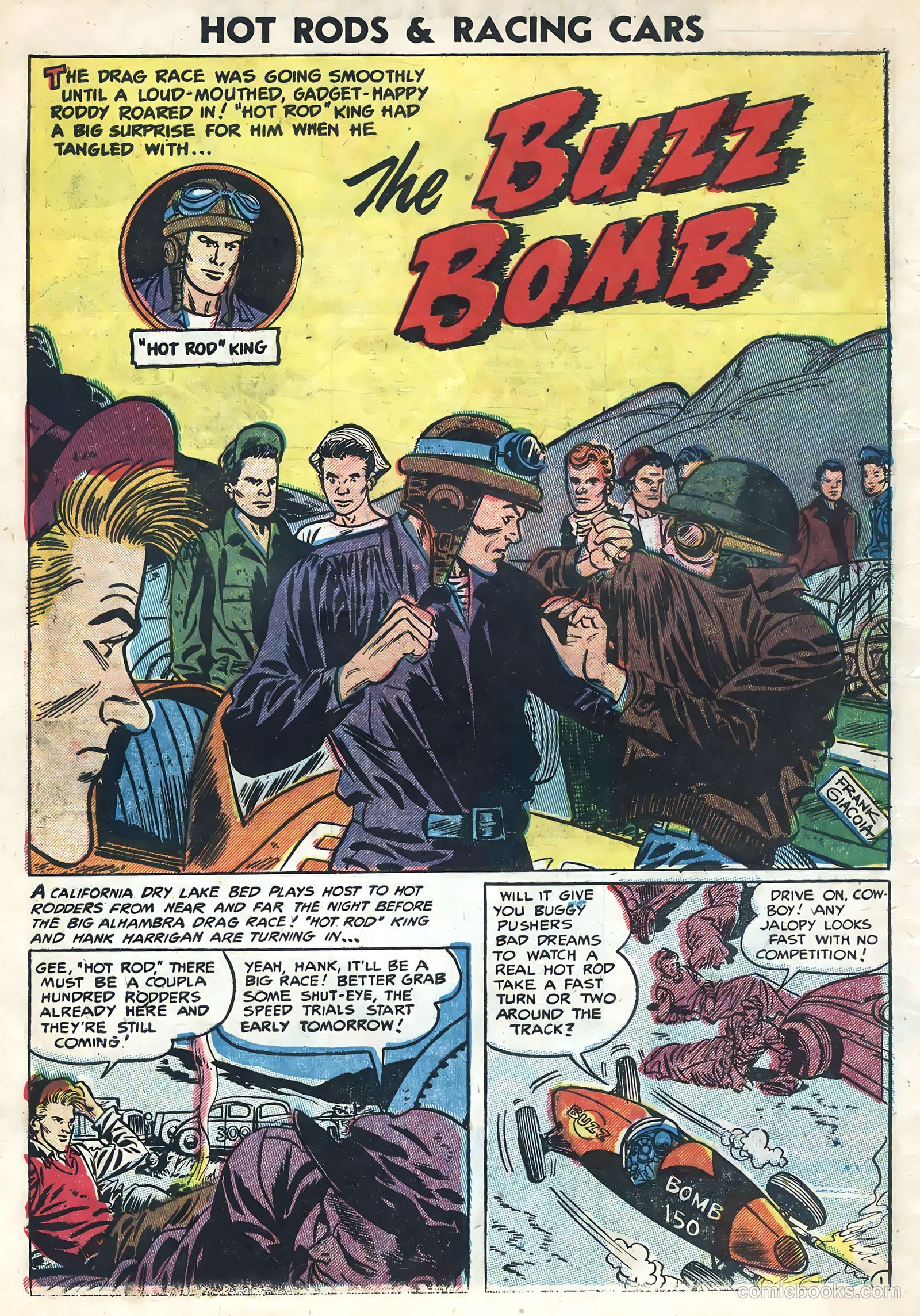 Hot Rods and Racing Cars #21 (1955) — page 8 of 36