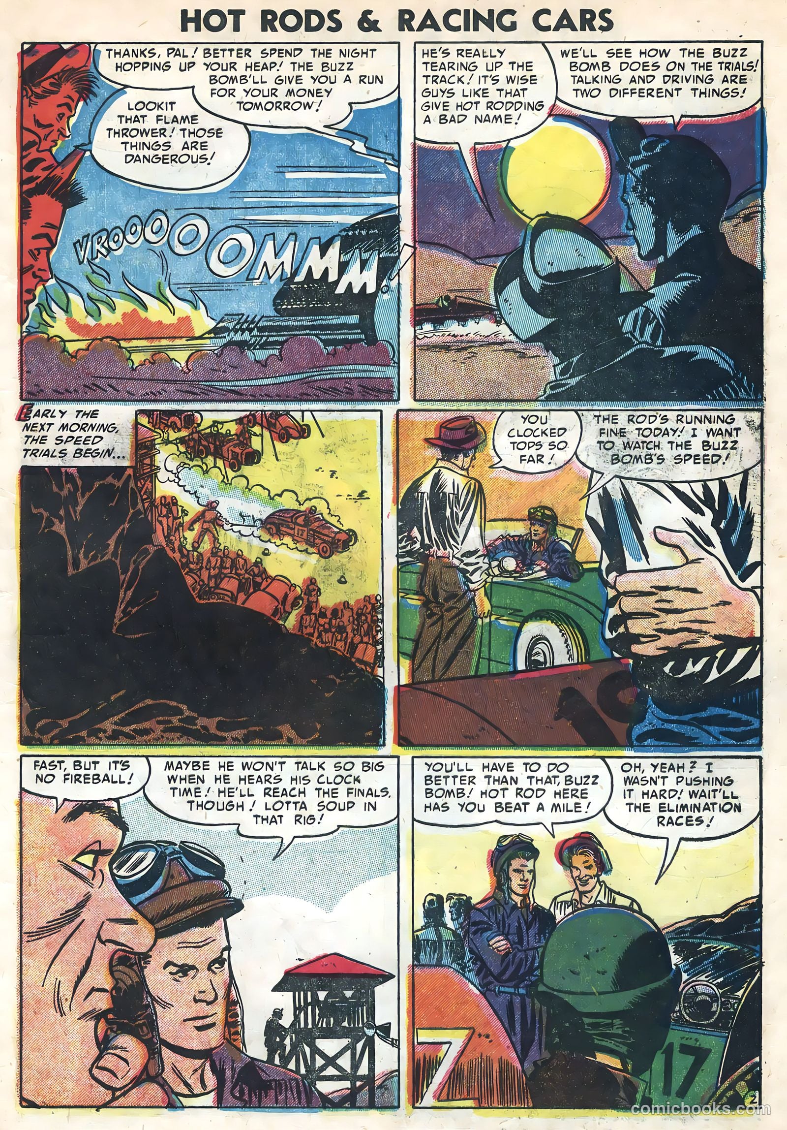 Hot Rods and Racing Cars #21 (1955) — page 9 of 36