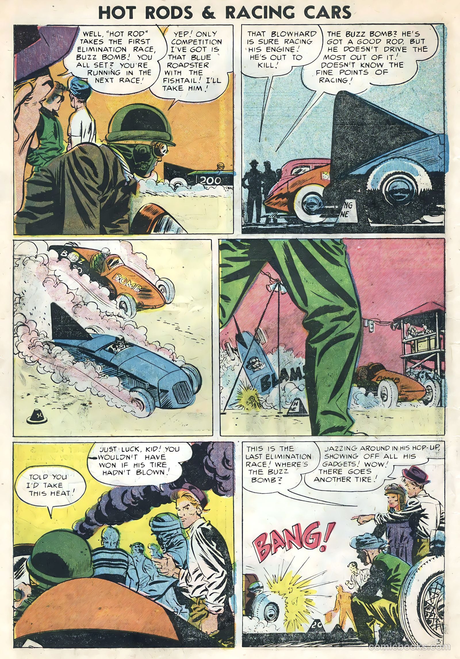 Hot Rods and Racing Cars #21 (1955) — page 10 of 36